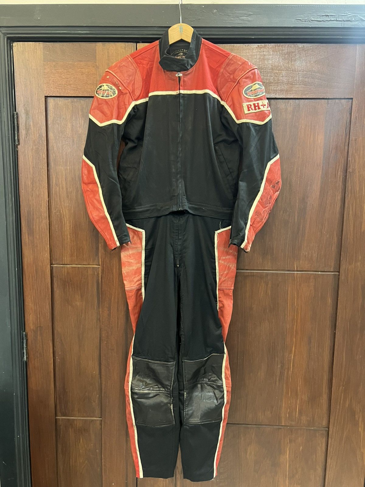 Japanese Brand Kushitani Hamamatsu Racing Team Overall Big Logo Embroidered Size US 34 / EU 50 - 1 Thumbnail