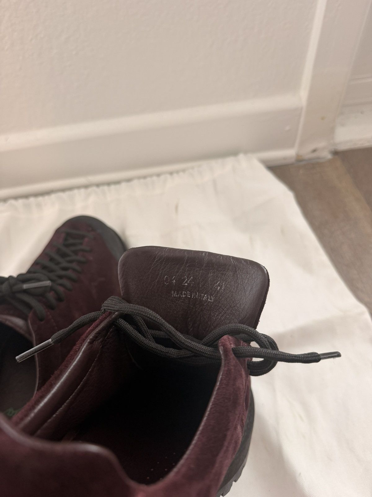 Diemme DIEMME AMPEZZO BURGUNDY SUEDE LOW BOOTS Size US 8 / EU 41 - 10 Thumbnail