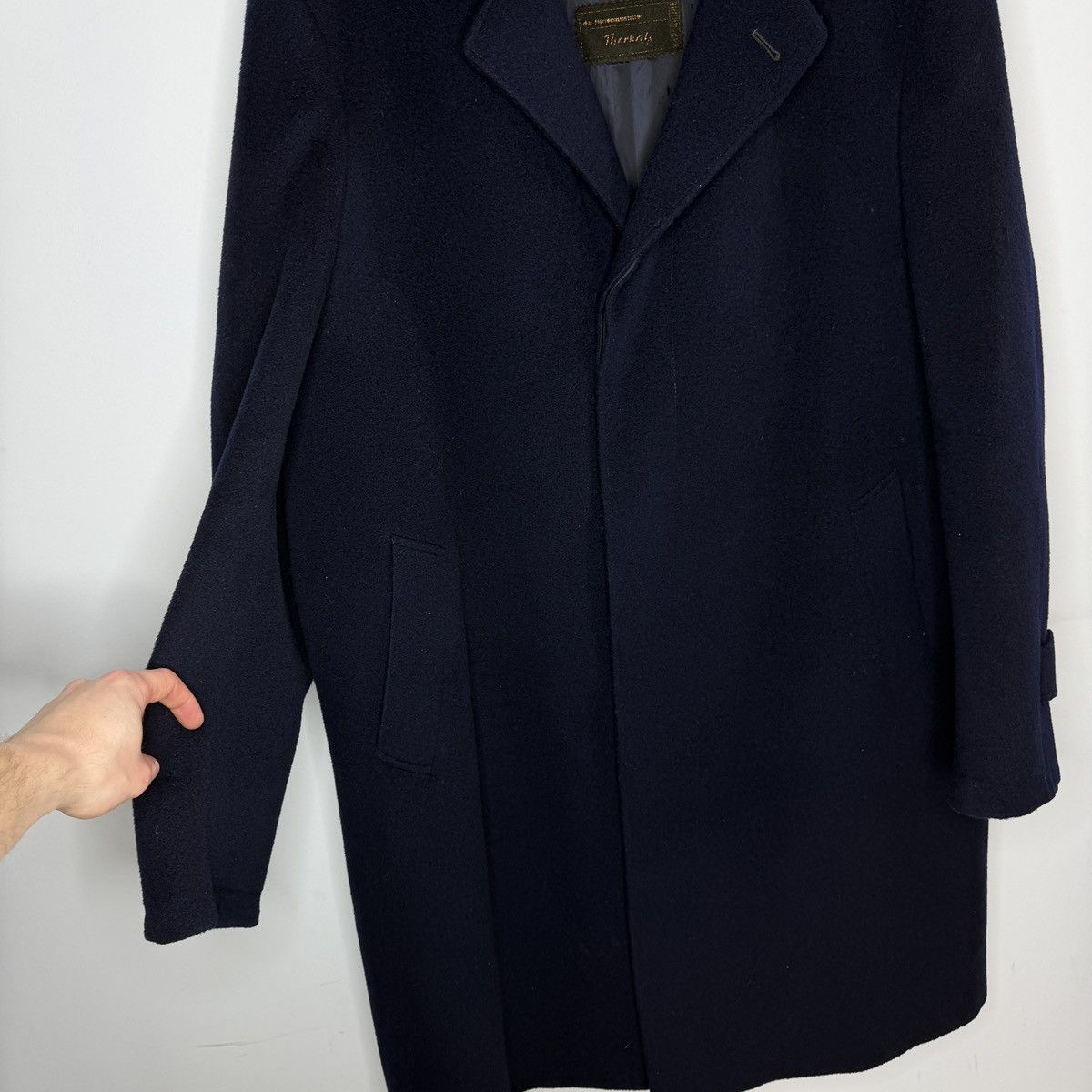 Herno Herno mens wool coat size 52 / large made in Italy Size US L / EU 52-54 / 3 - 10 Thumbnail