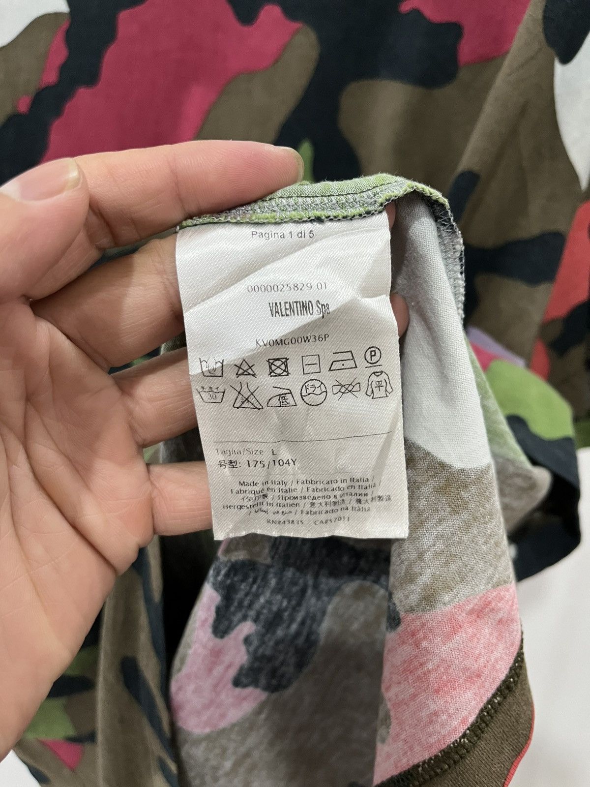 Valentino VALENTINO ARCHIVE CAMO Size US L / EU 52-54 / 3 - 4 Thumbnail