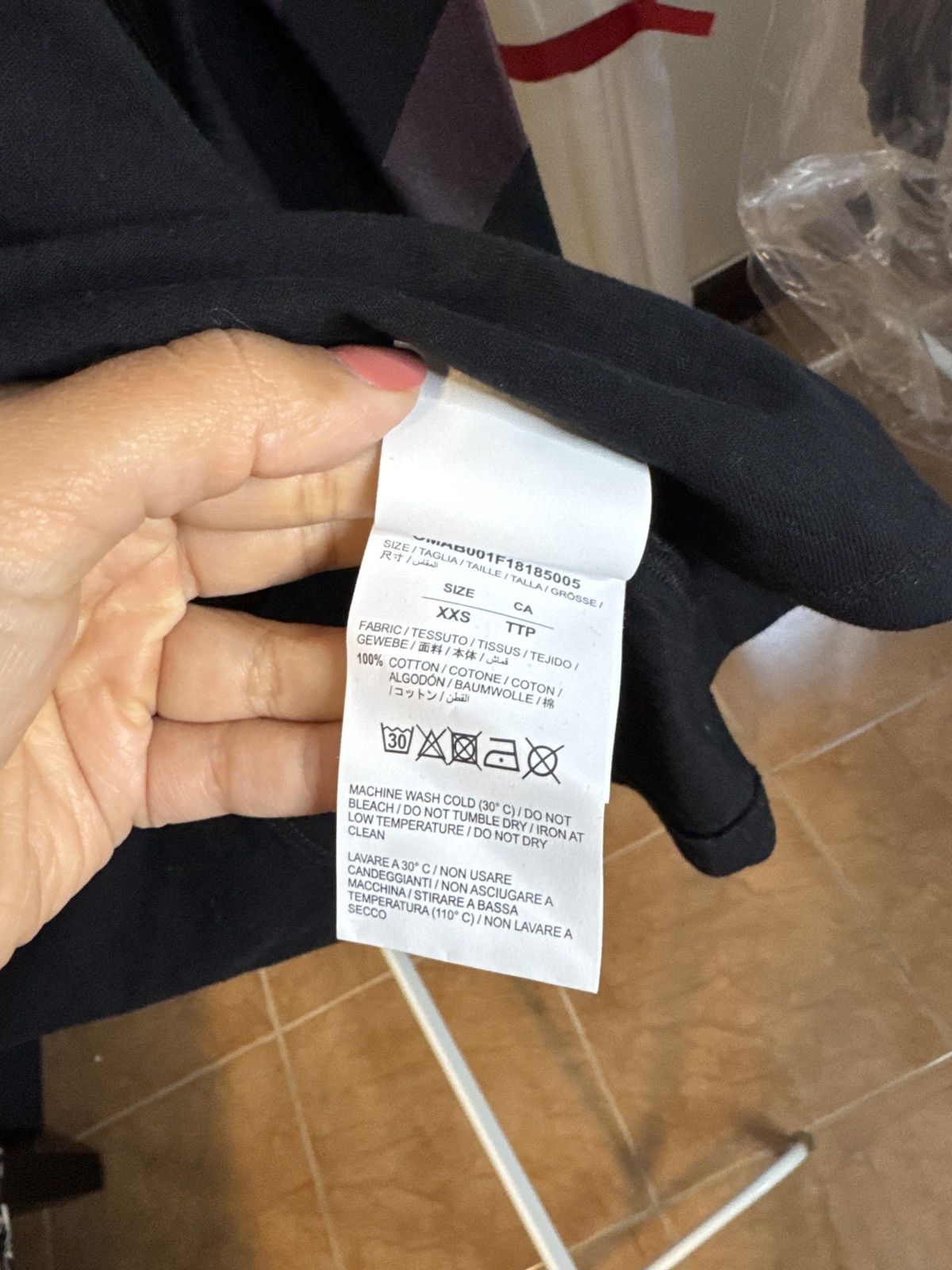 Off-White Off-white diagonal gradient tee - XXS long sleeve black Size US XXS / EU 40 - 5 Thumbnail