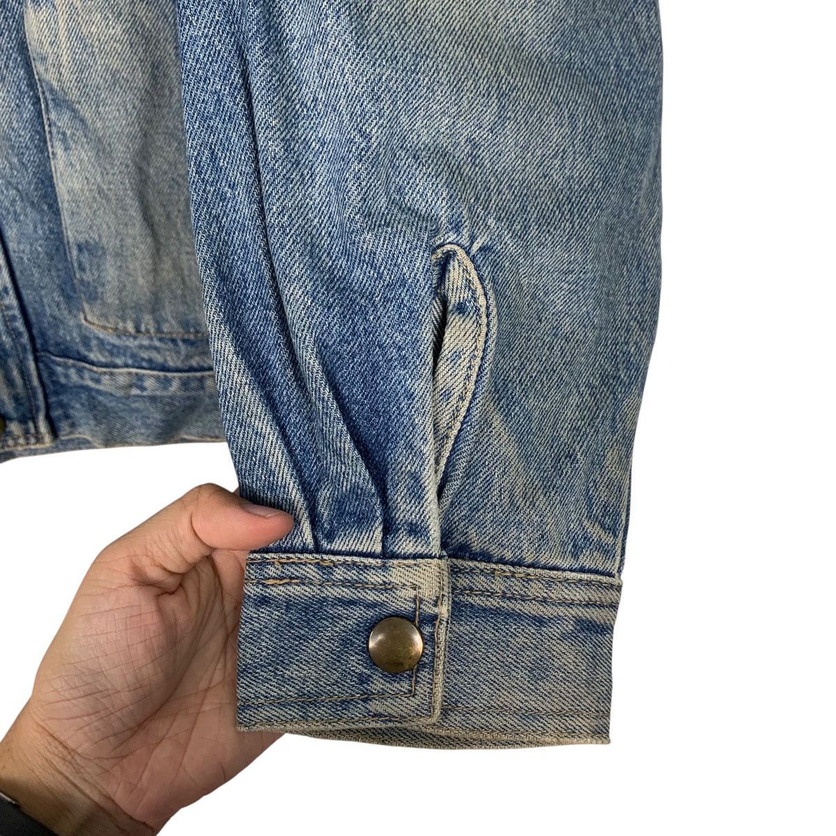 Japan Rags Vintage 90's GRANCISCO Washed Blue Denim Jacket #2733-C123 Size US L / EU 52-54 / 3 - 13 Thumbnail