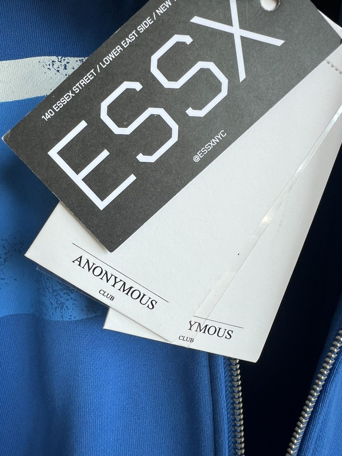 Anonymous Club Collection 01 “Club Couture” Shoulder Pad Blue Jacket BNWT Size US M / EU 48-50 / 2 - 10 Thumbnail