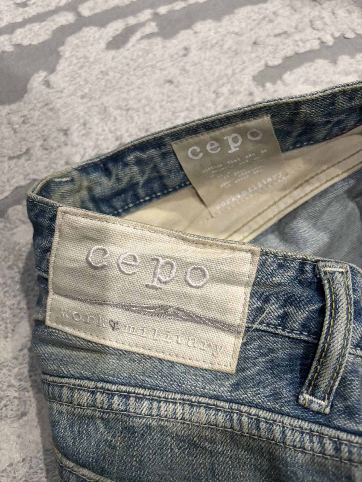 Japanese Brand × Kapital × Vintage Japanese Selvedge Jeans Cepo Work & Military Kapital Style Size US 30 / EU 46 - 13 Thumbnail