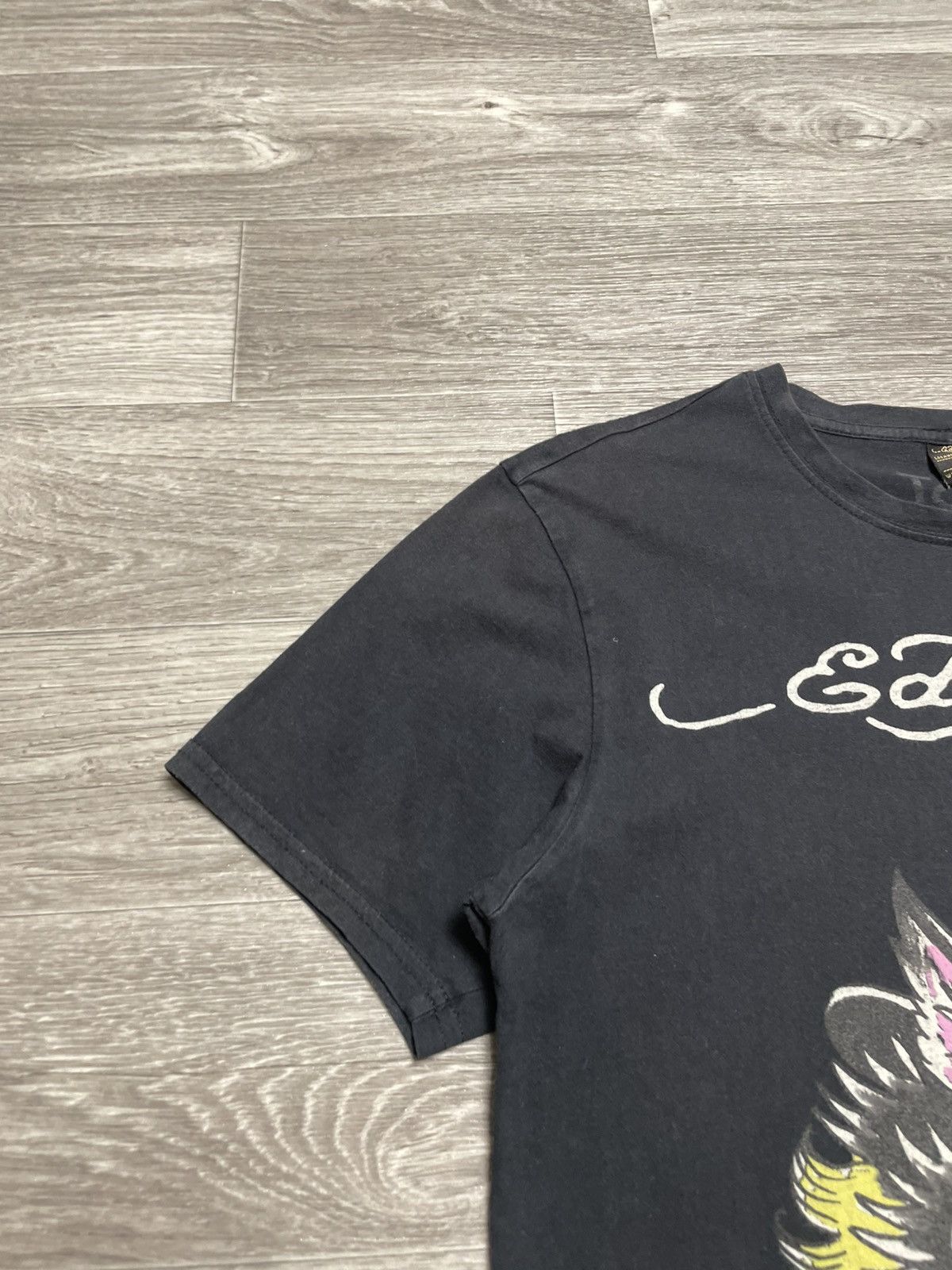 Ed Hardy Vintage Ed Hardy Lover Boy Black T-Shirt Y2K Size US M / EU 48-50 / 2 - 7 Thumbnail
