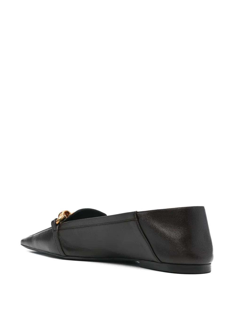 Saint Laurent Paris o1s1wg110825 Chain Loafers in Cedar Brown Size US 7 / IT 37 - 3 Thumbnail