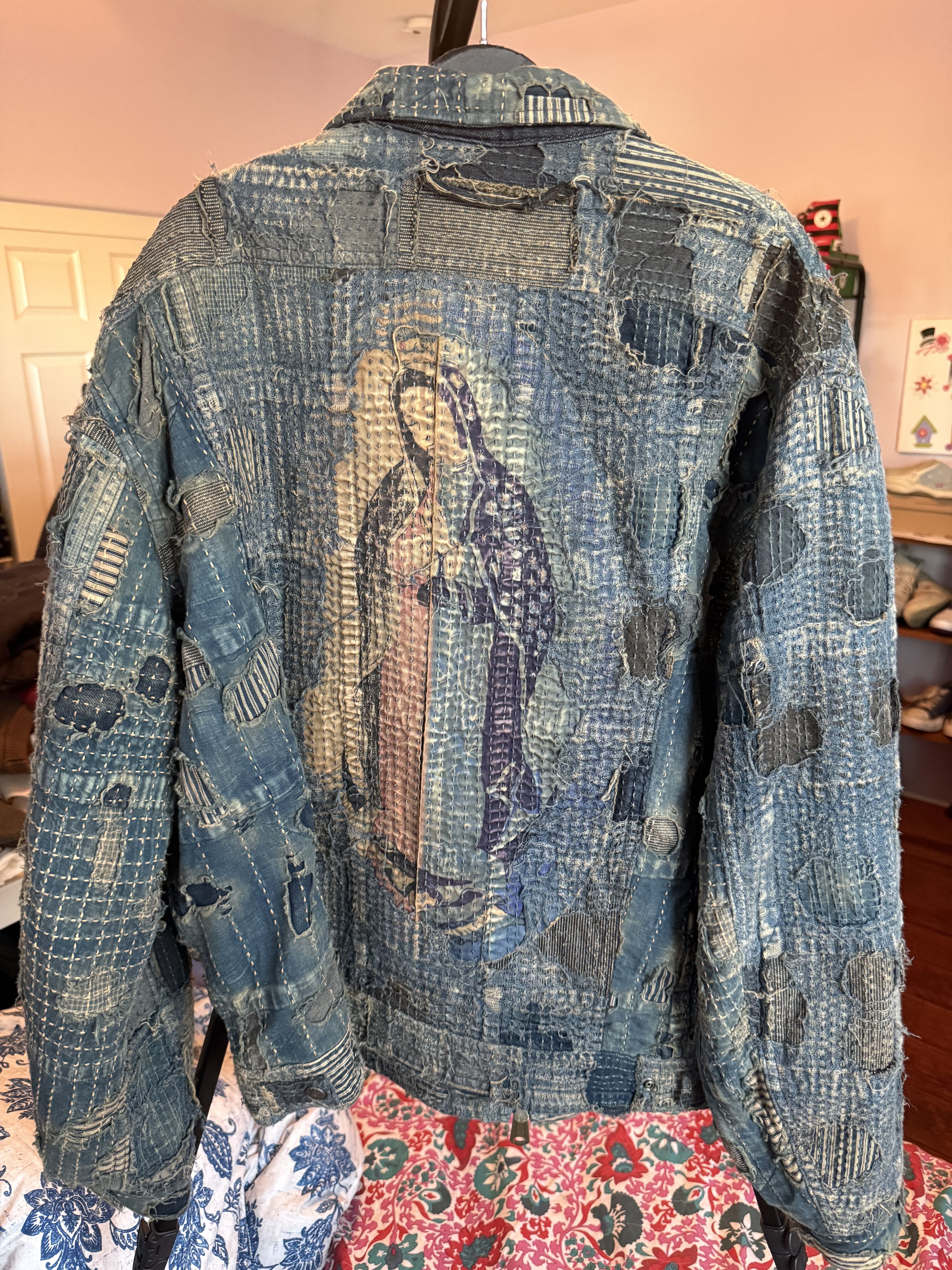 Kapital Kapital Kountry Boro Patchwork Sashiko Denim Jacket Size US M / EU 48-50 / 2 - 5 Thumbnail