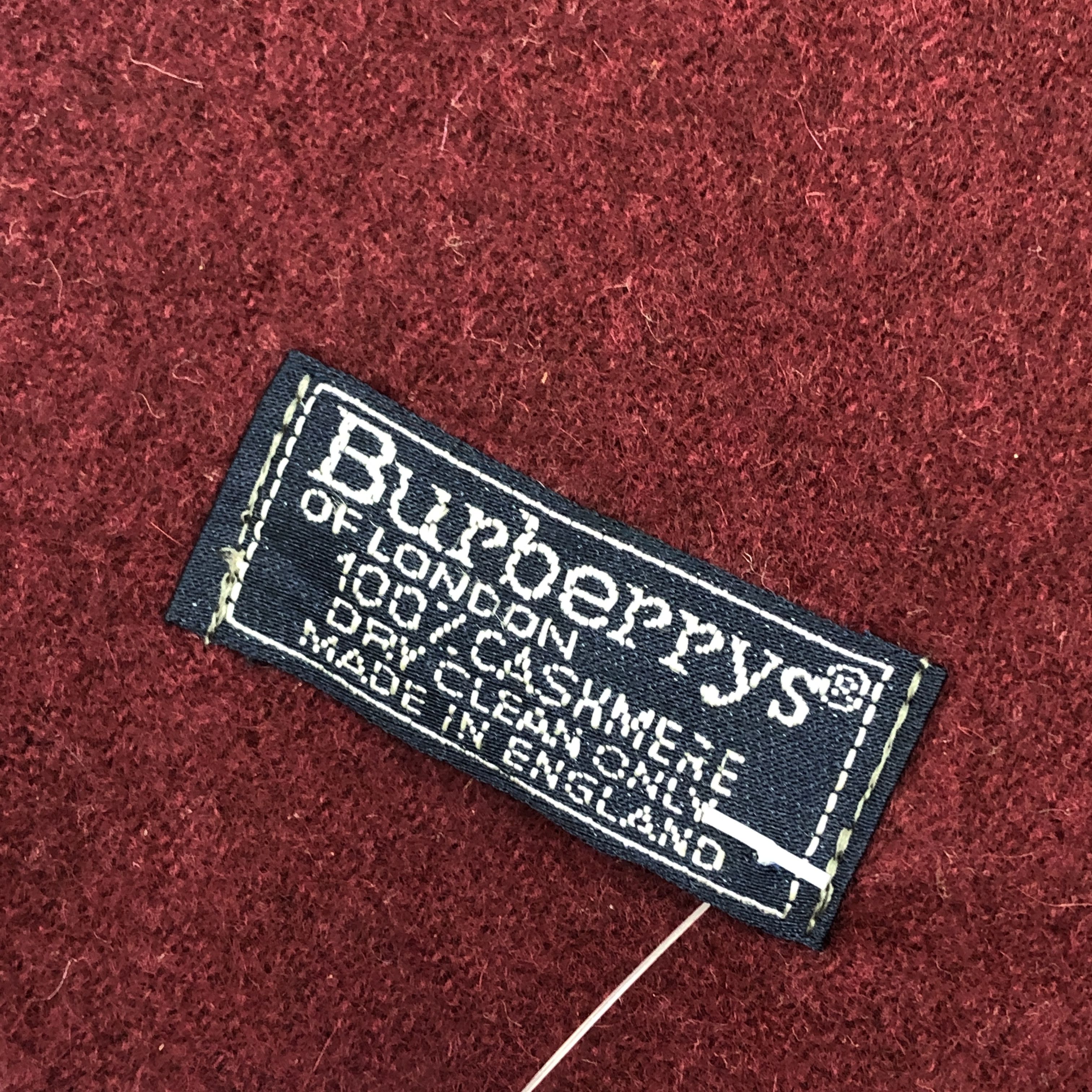 Burberry Vintage Burberry Scarf Muffler Wool Cashmere Scarves Size ONE SIZE - 6 Thumbnail