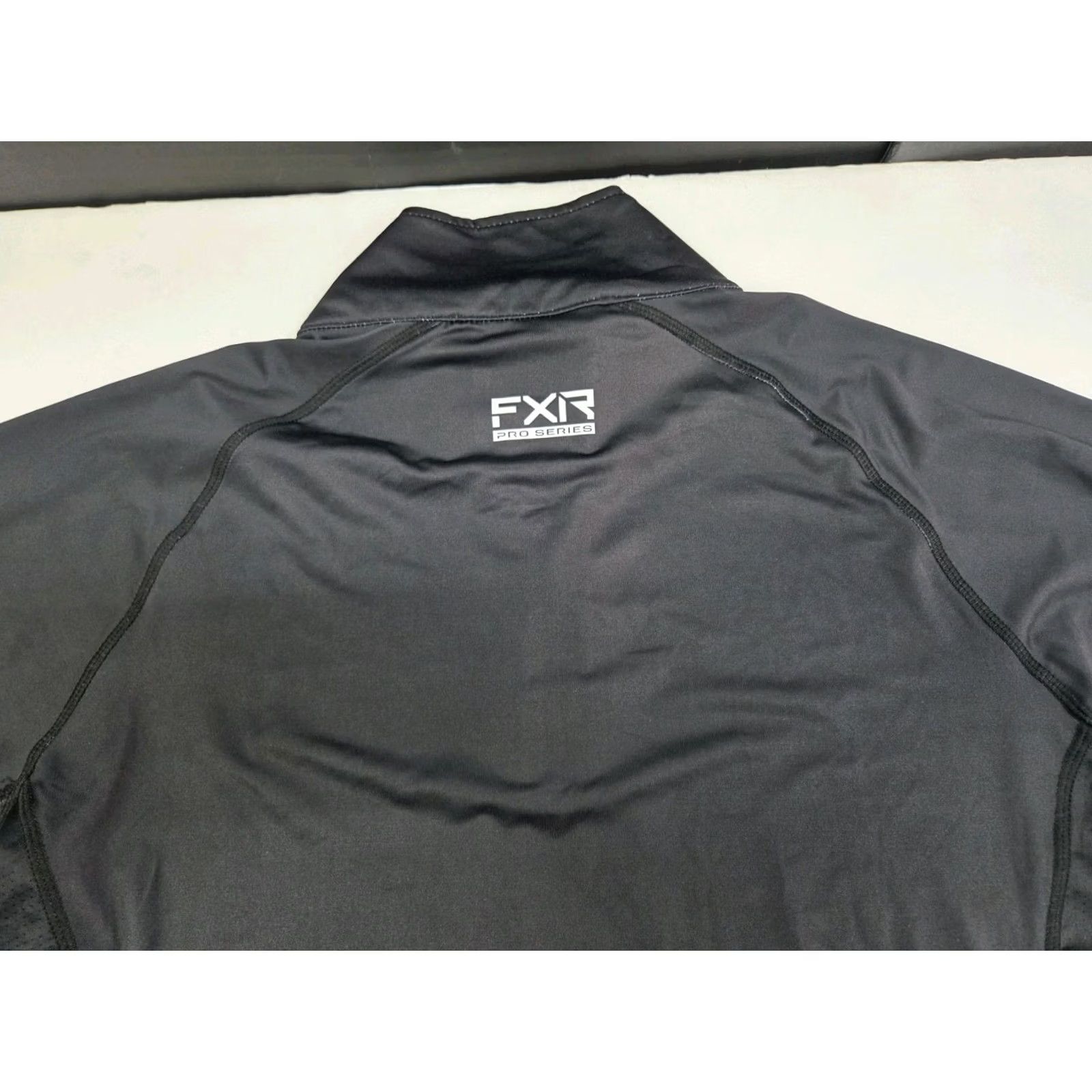 Vintage FXR Pro Series Performance Long Sleeve 1/4 Zip Pullover Black Size M Mens Jacket/Coat Solid 3-in-1 UPF 50 Mid-Length Standing Collar Pockets Logo Size US M / EU 48-50 / 2 - 5 Thumbnail