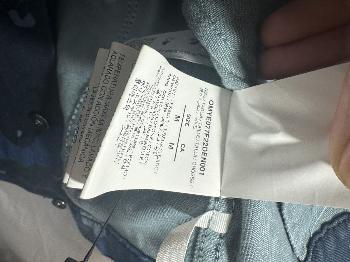Off-White OFF WHITE BLUE CAMO DENIM JACKET Size US M / EU 48-50 / 2 - 8 Thumbnail