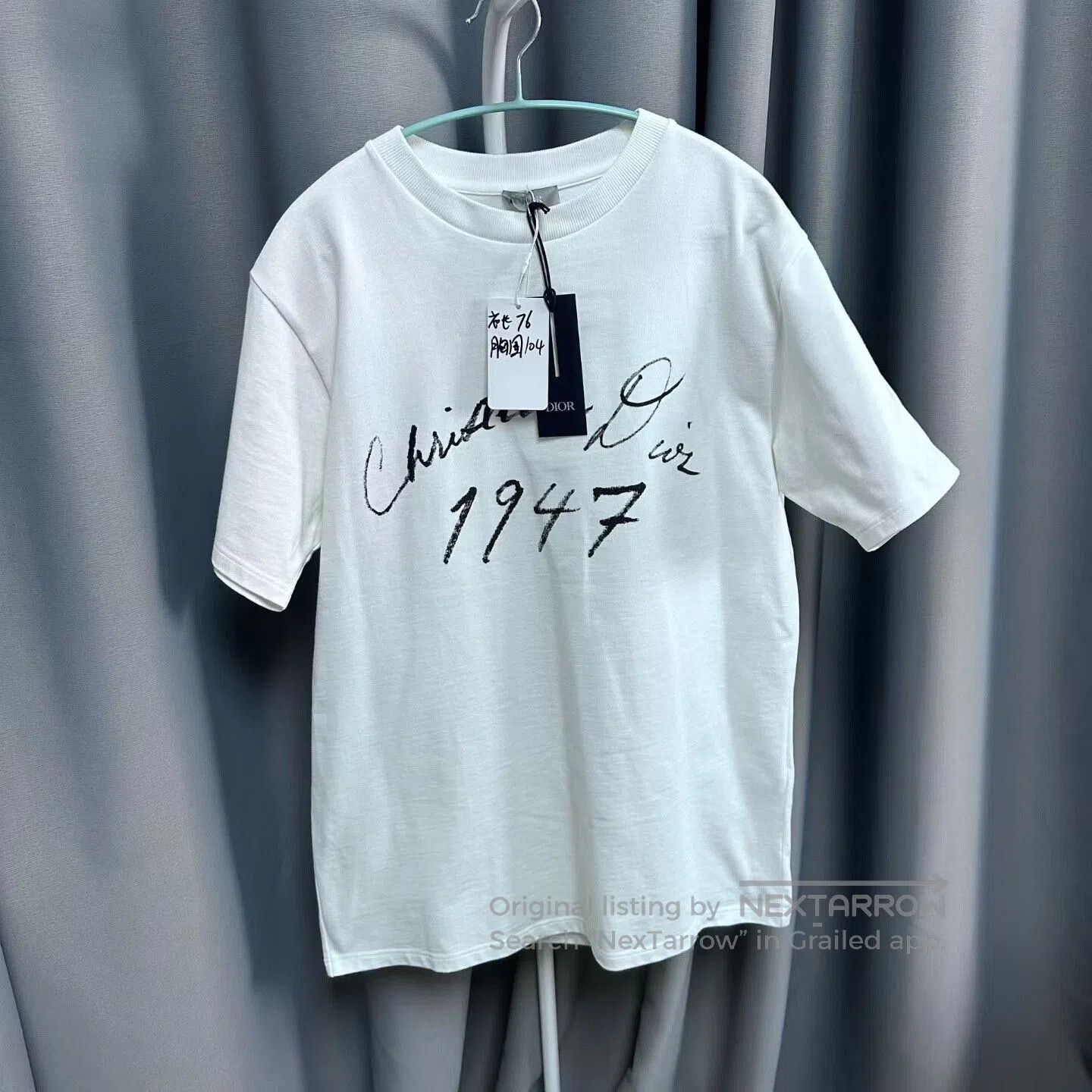 Dior white loose short sleeve t-shirt. Size S / US 4 / IT 40 - 1 Thumbnail