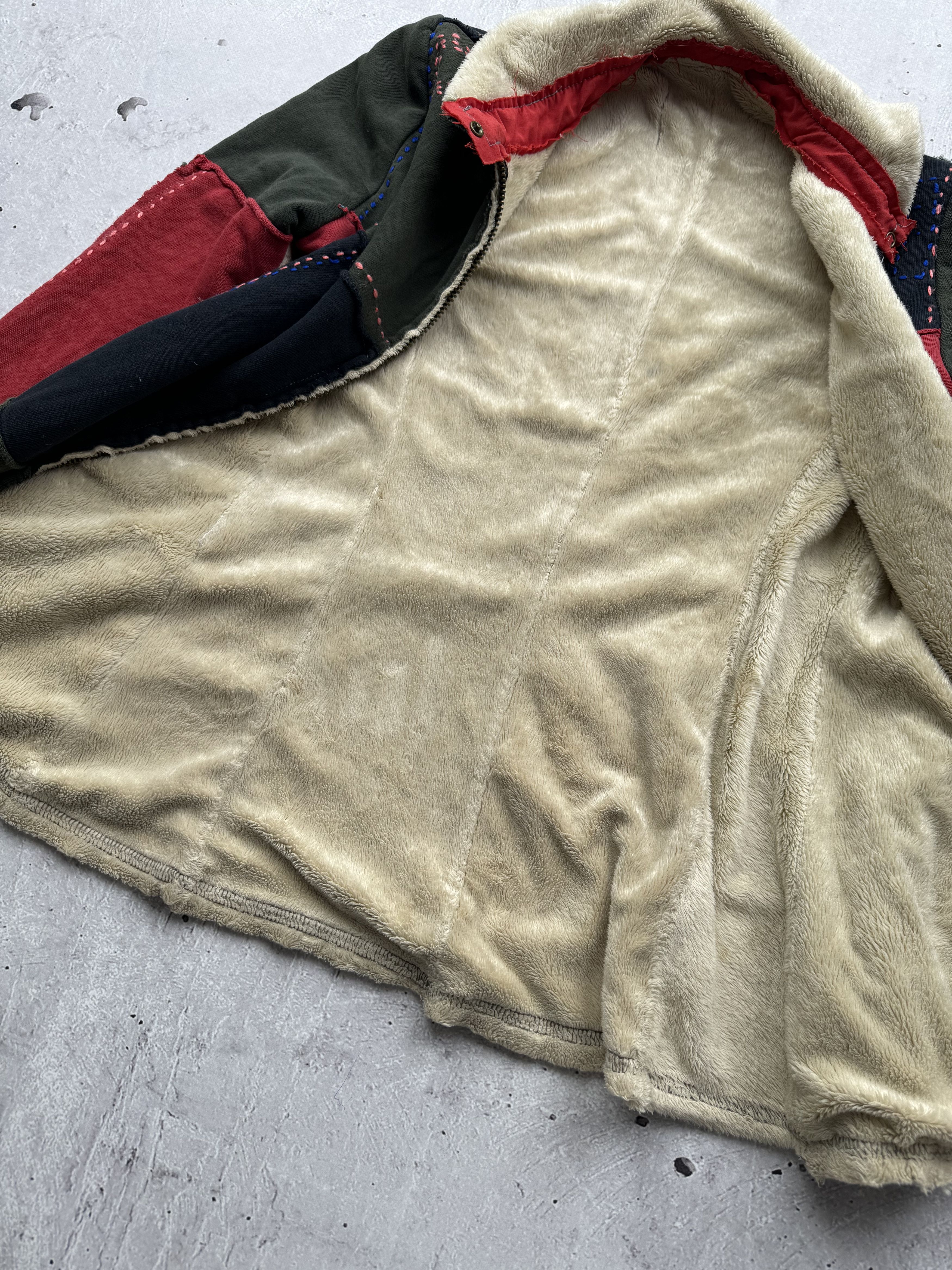 Japanese Brand × Vintage Vintage Amazing Patched Fur Jacket Size S / US 4 / IT 40 - 6 Thumbnail