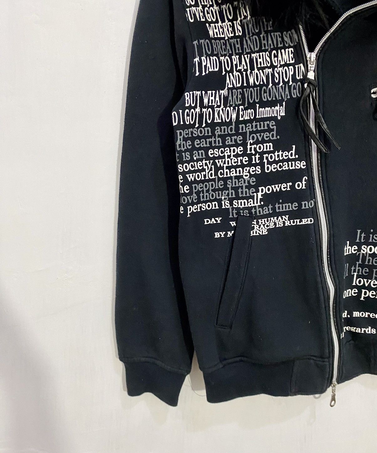 If Six Was Nine 💥Poem💥 Fur Zipper Hoodie LGB Style Size US M / EU 48-50 / 2 - 10 Thumbnail