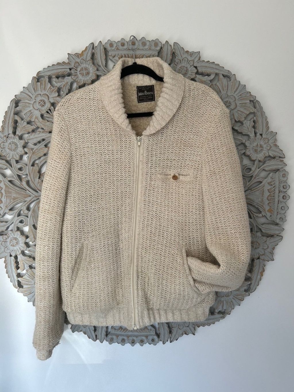 Marlboro Malboro Classics vintage wool cardigan jacket size small Size US S / EU 44-46 / 1 - 1 Thumbnail