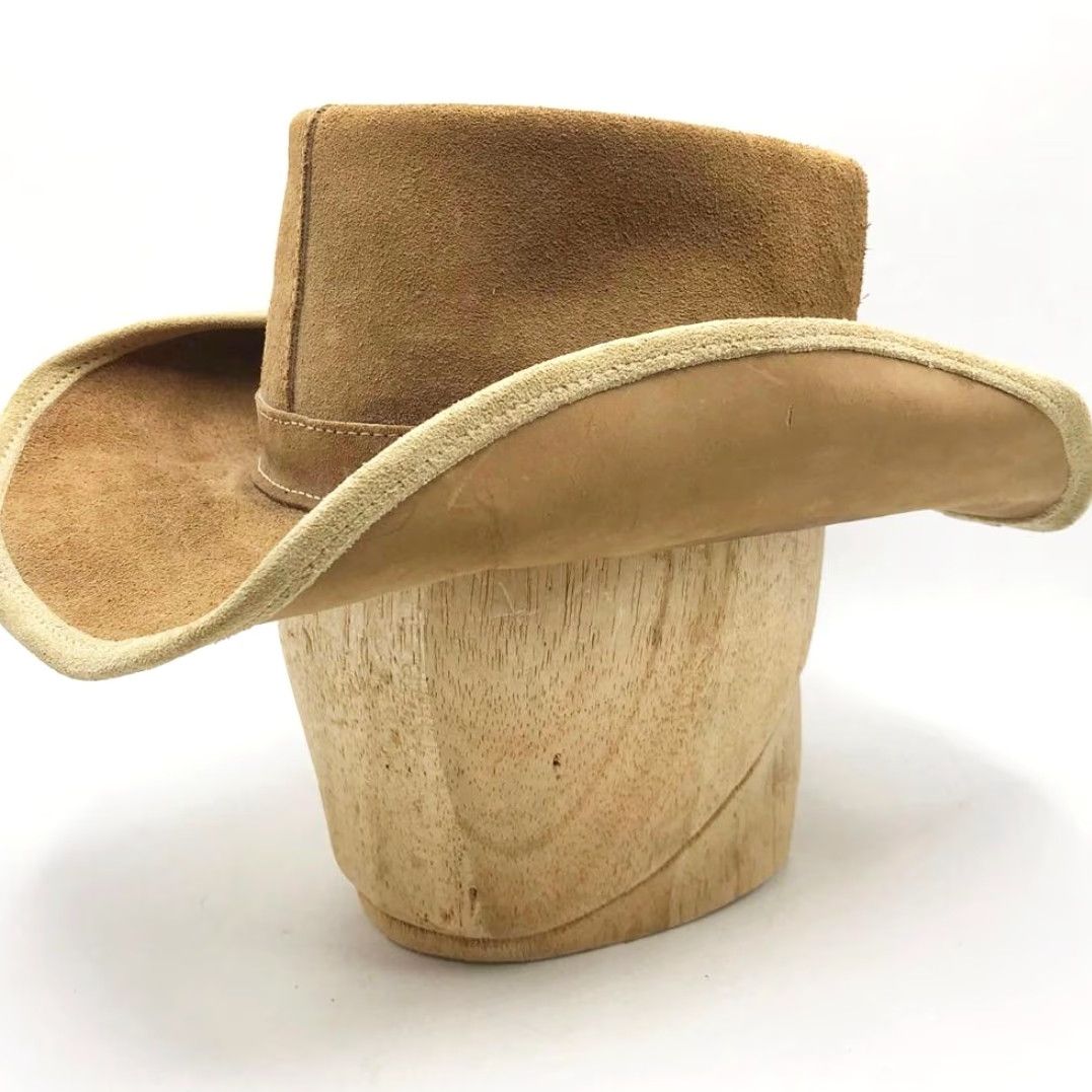 Vintage VINTAGE Leather Outback Hat Savoy Hats Size M Size ONE SIZE - 2 Thumbnail