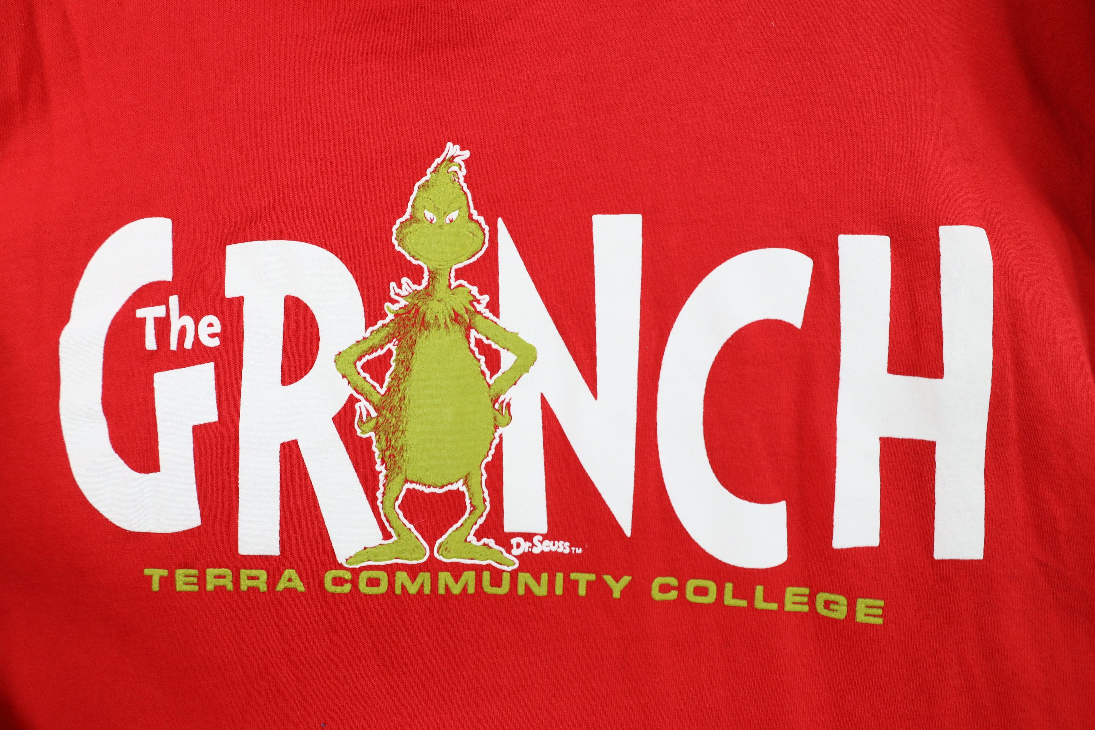 Vintage Vintage Y2K Dr Seuss Christmas Grinch Long Sleeve T-Shirt Size US L / EU 52-54 / 3 - 4 Thumbnail
