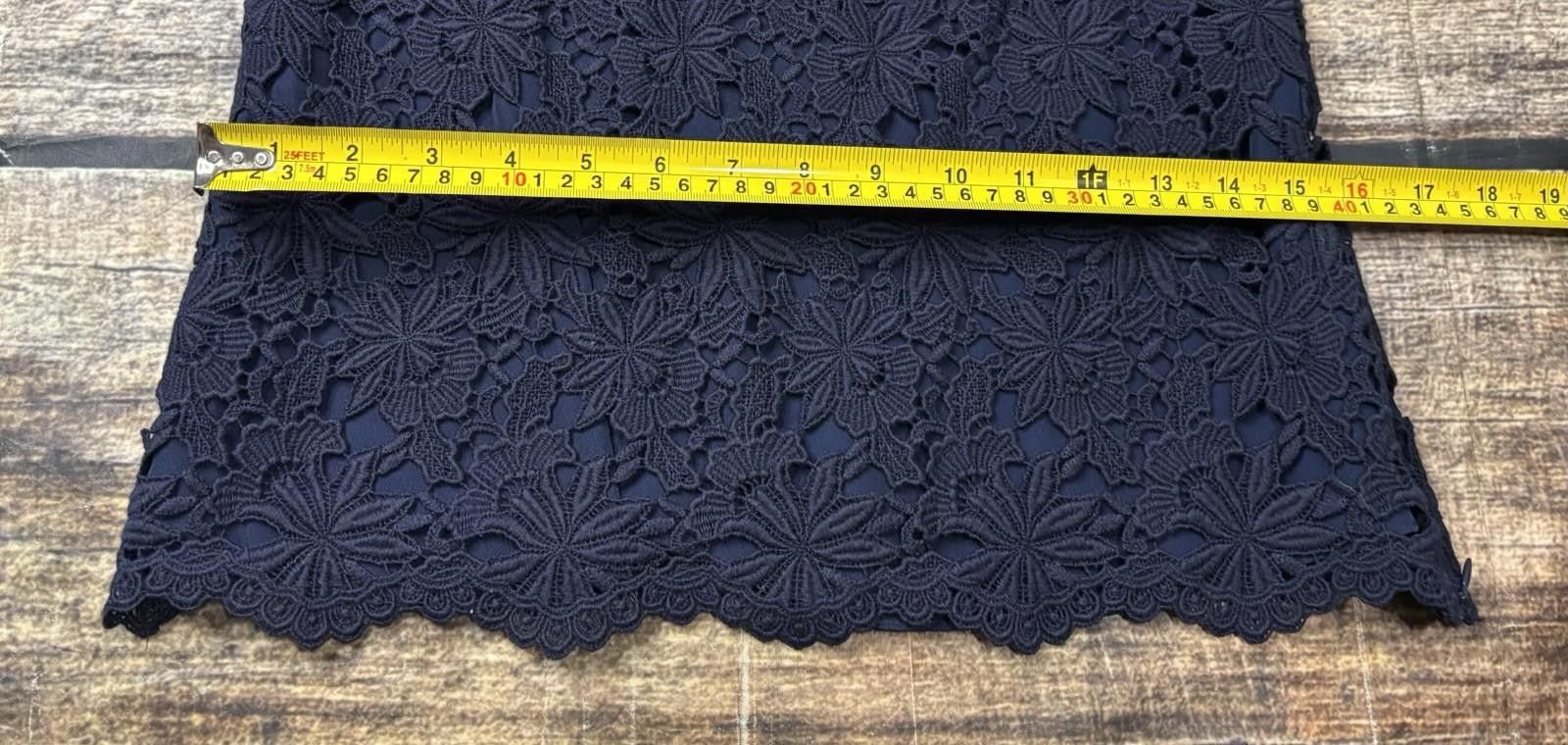 Other Talbots Top Womens 4P Floral Lace Lined Short Sleeve $119 Size S / US 4 / IT 40 - 12 Thumbnail