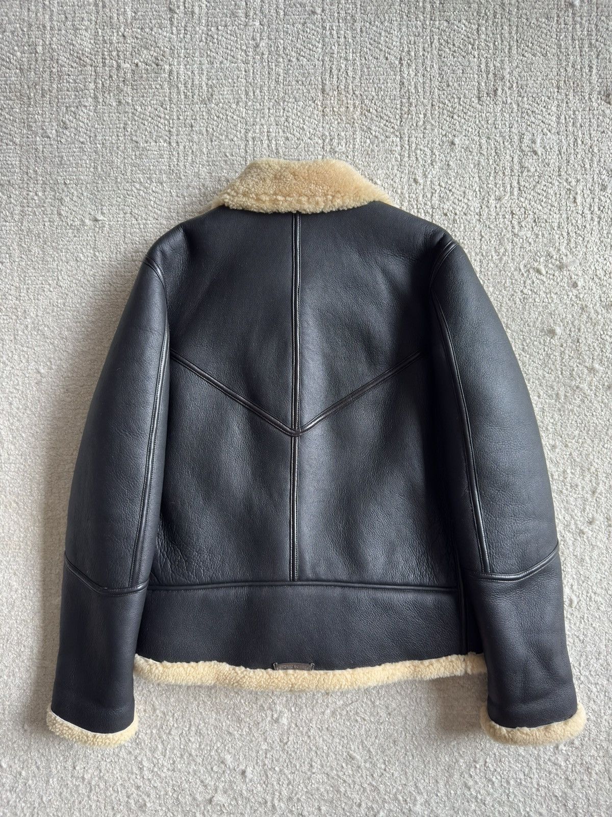 Chrome Hearts CHROME HEARTS black leather and fur flight jacket Size US XL / EU 56 / 4 - 2 Thumbnail