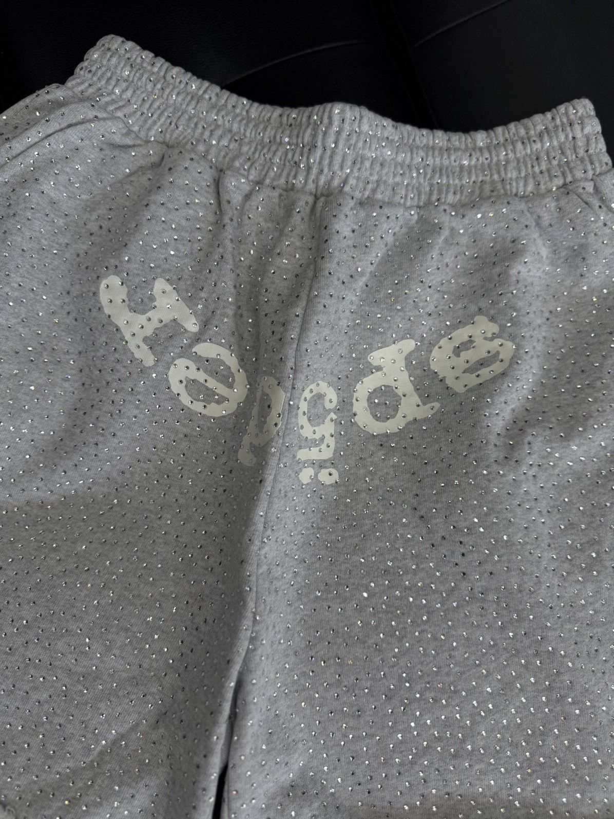 Sp5der Sp5der VVS Rhinestone Cotton Shorts Size (Medium) NEW Size US 30 / EU 46 - 4 Thumbnail