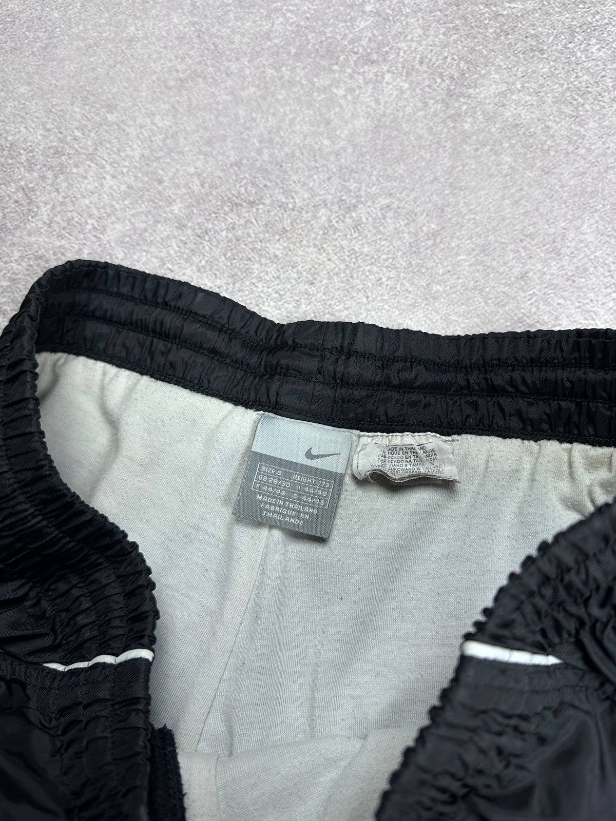 Nike Vintage 90s Nike Swoosh Y2K Baggy Skepta Style Track Pants S Size US 31 - 3 Thumbnail