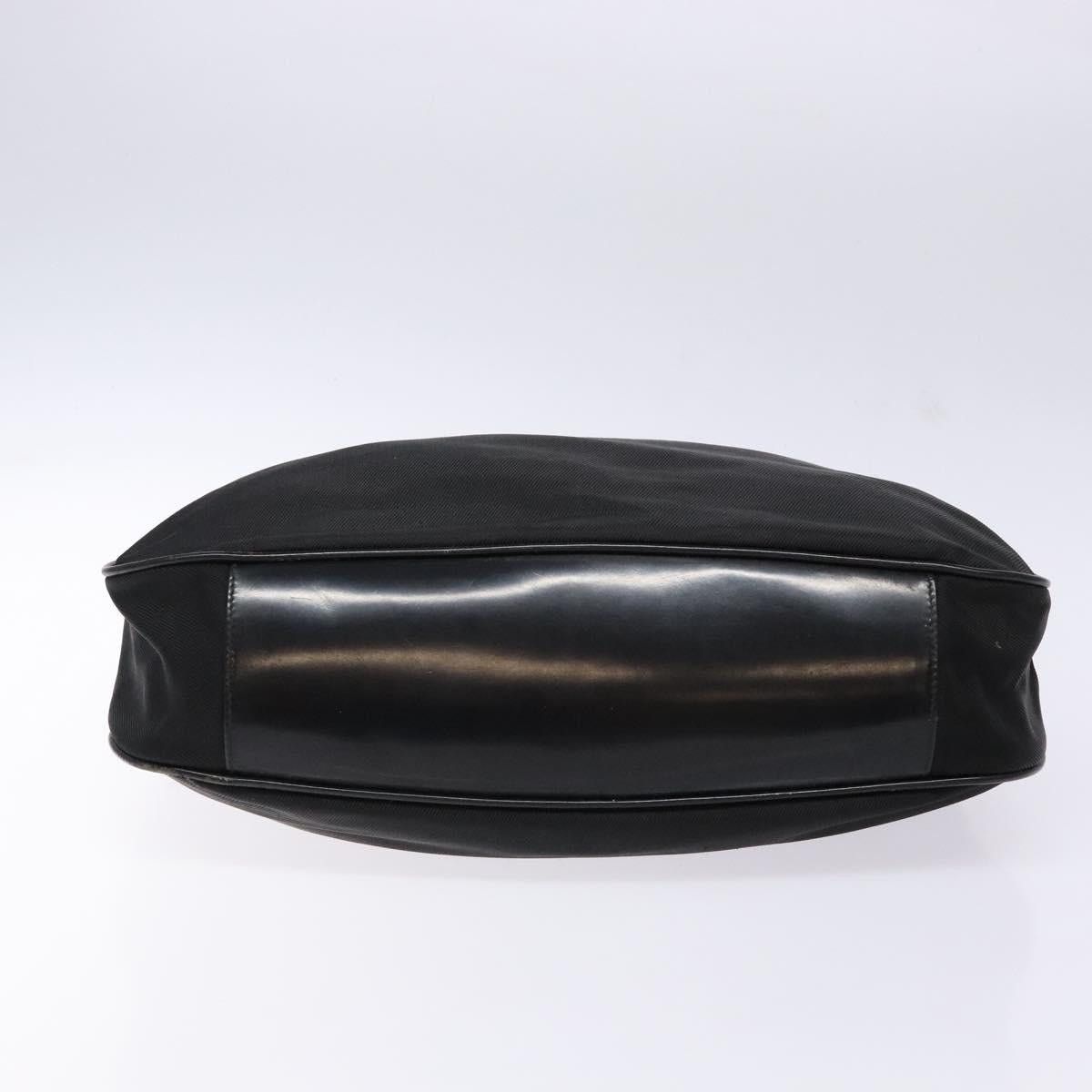 Gucci GUCCI Bamboo Shoulder Bag Nylon Black Silver 001 1553 001 Size ONE SIZE - 9 Thumbnail