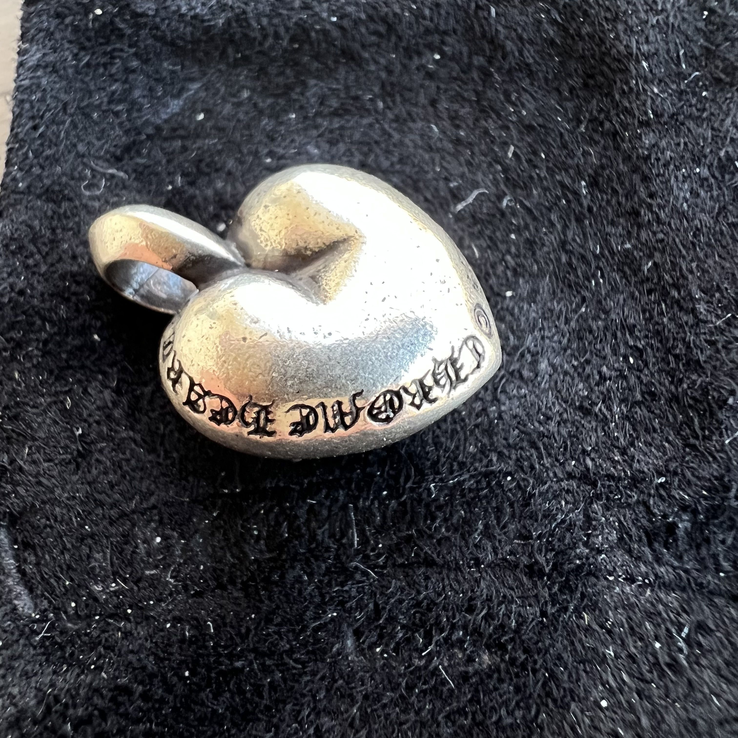 Chrome Hearts Chrome Hearts RIP Heart Pendant Size ONE SIZE - 4 Thumbnail
