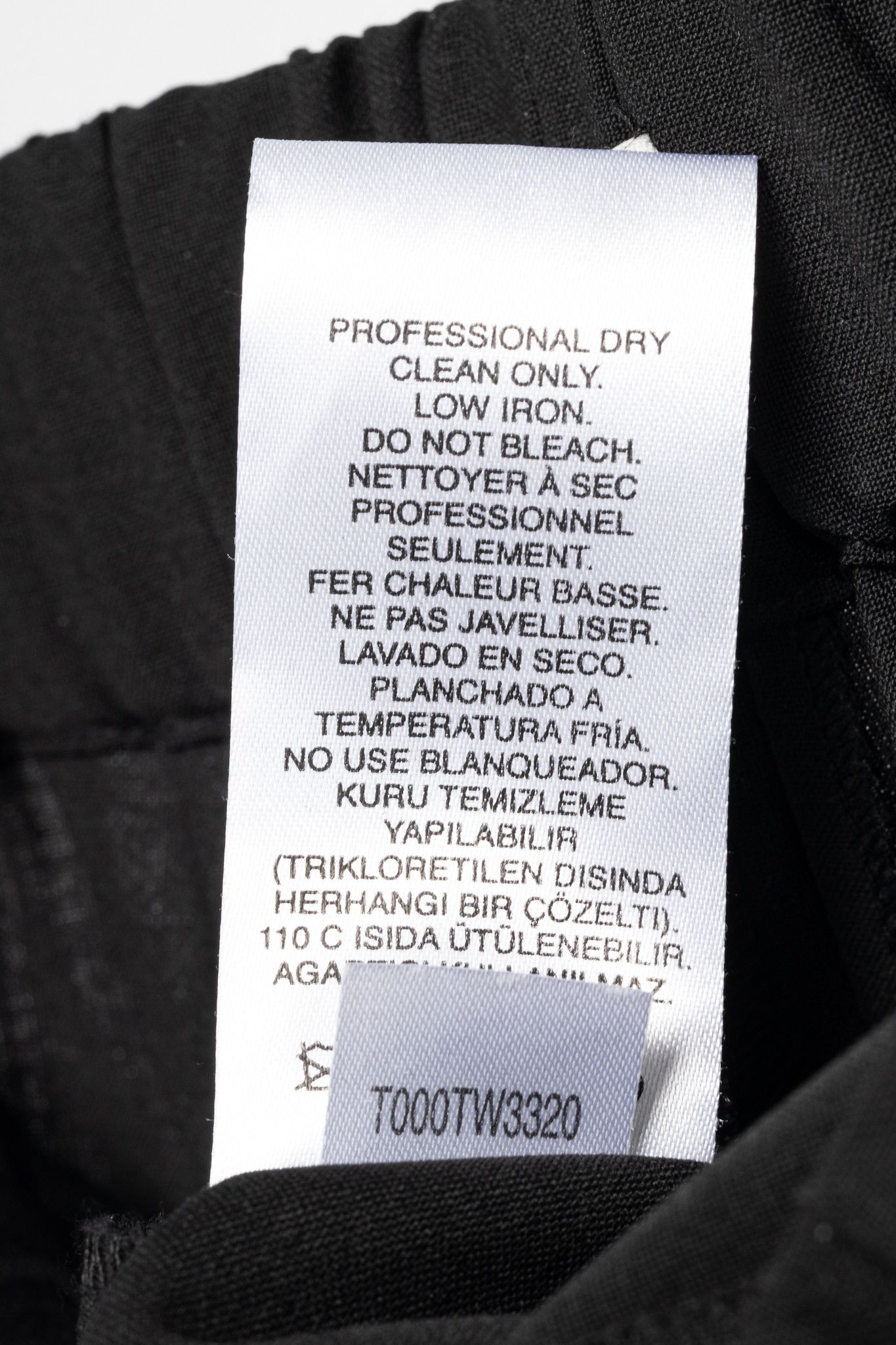Tibi Tibi Wilt Black Tropical Wool Pull-On Jogger Size 28" / US 6 / IT 42 - 10 Thumbnail