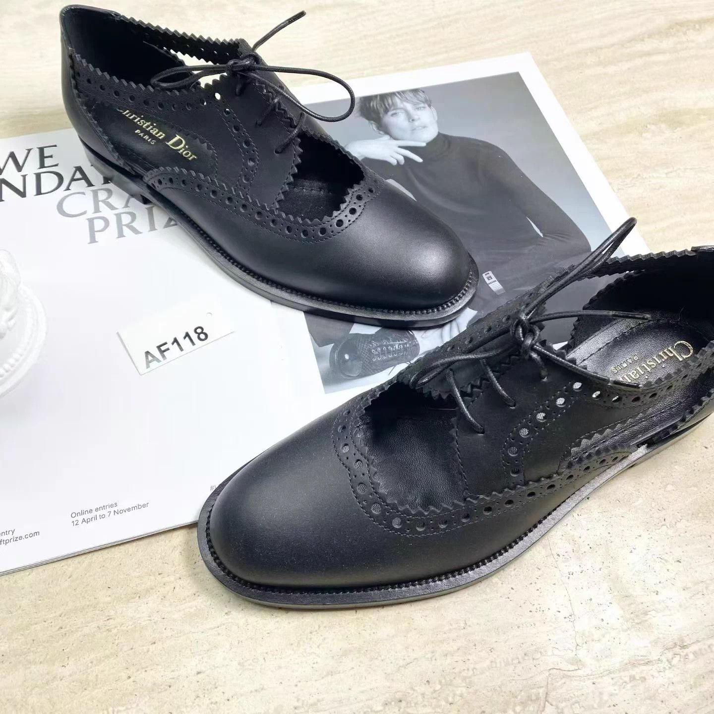 Dior Dior Teddy-D Black Leather Loafers 36D Unworn Size US 5 / IT 35 - 2 Thumbnail