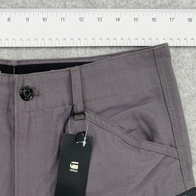 G-Star NWT G-Star RAW Rabbit Rovic Zip 3D Tapered Gray Cargo Pants Size US 30 / EU 46 - 13 Thumbnail