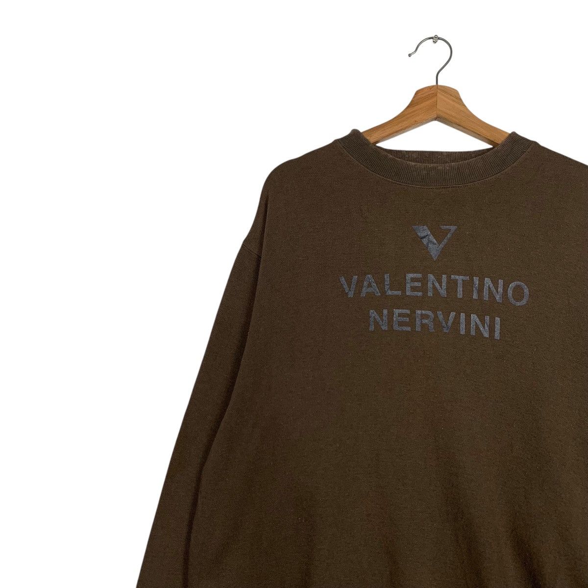 Valentino VALENTINO NERVINI Big Logo Crewneck Sweatshirt #2218-C98 Size US L / EU 52-54 / 3 - 6 Thumbnail