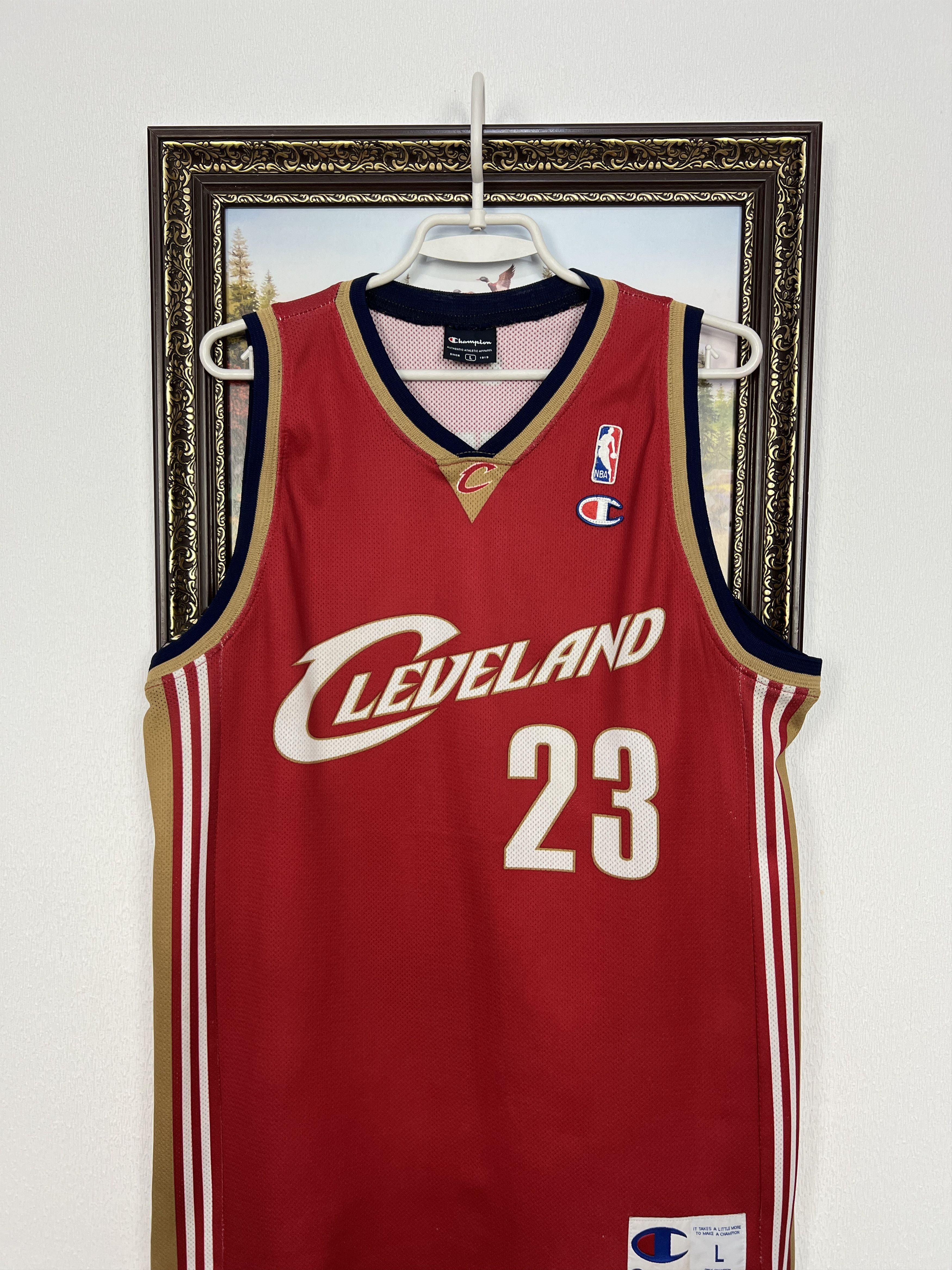 Champion Vintage Champion Cleveland Jersey #23 LeBron James NBA Size US L / EU 52-54 / 3 - 2 Thumbnail