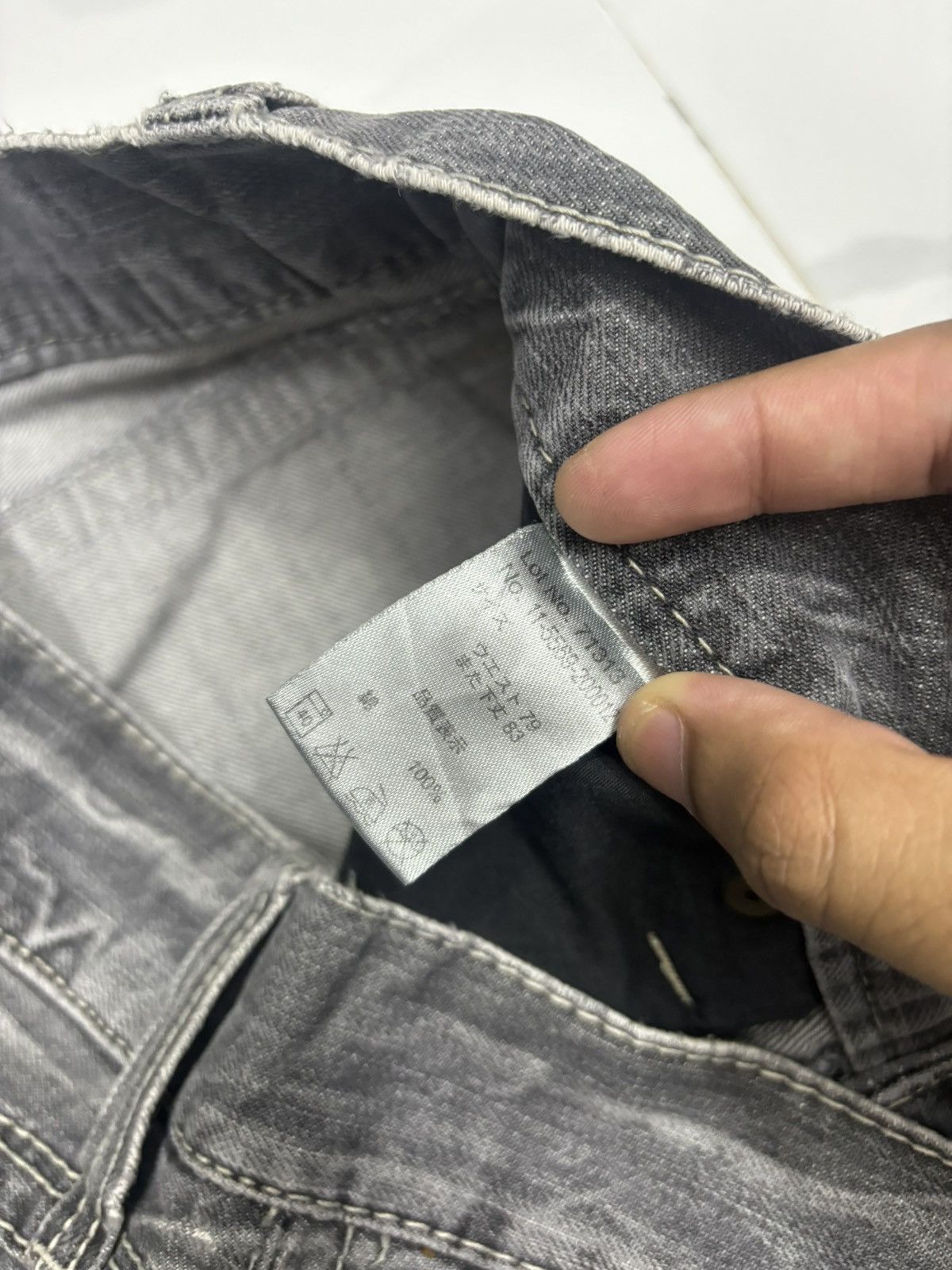 Japanese Brand 🔥AVAIL JEANS SLIM STRAIGHT DISTRESSED DENIM JEANS Size US 32 / EU 48 - 11 Thumbnail