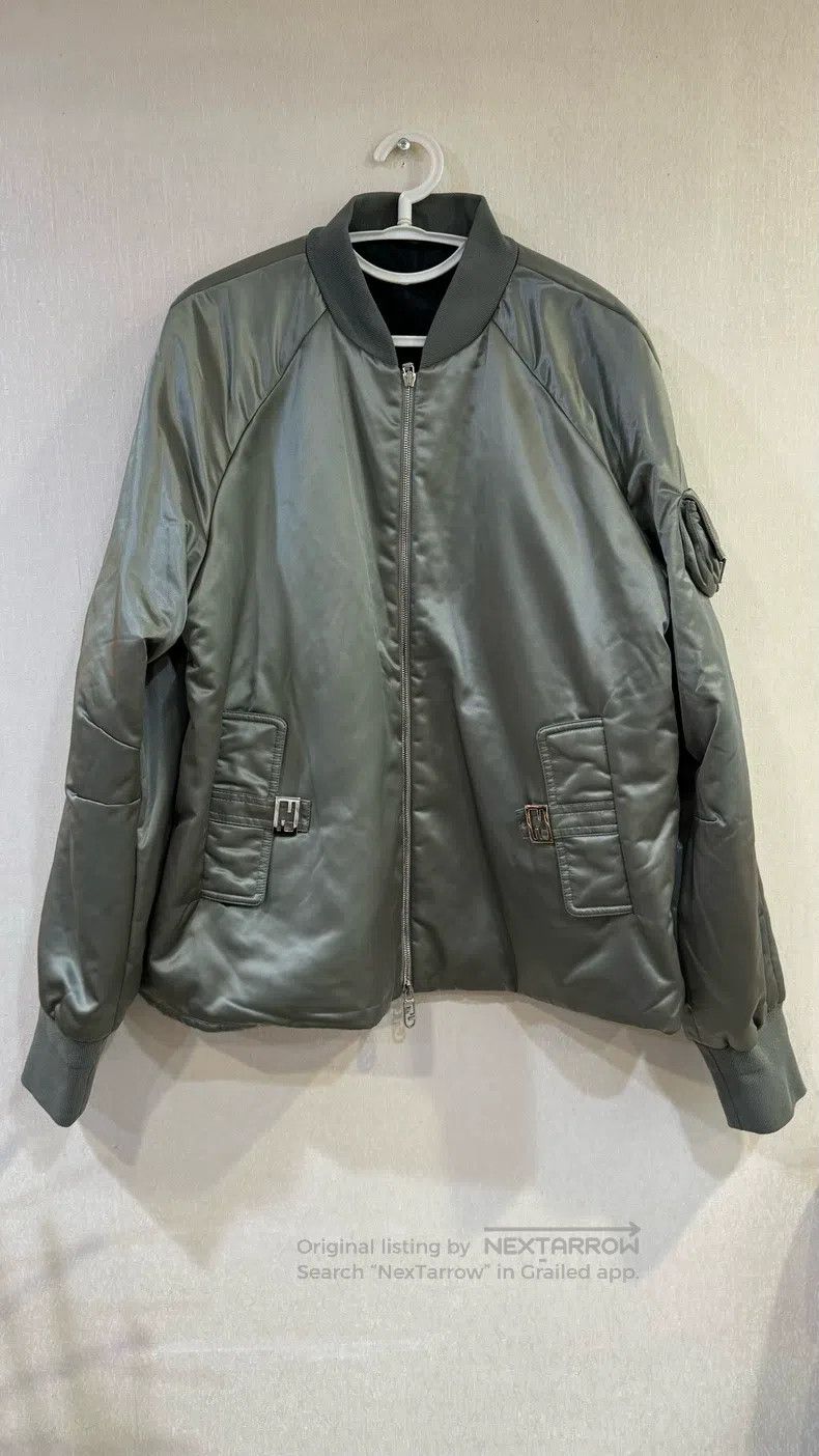 Fendi Fendi Solid Color Baseball Collar Zip-up Raglan Long Sleev Size US L / EU 52-54 / 3 - 1 Thumbnail