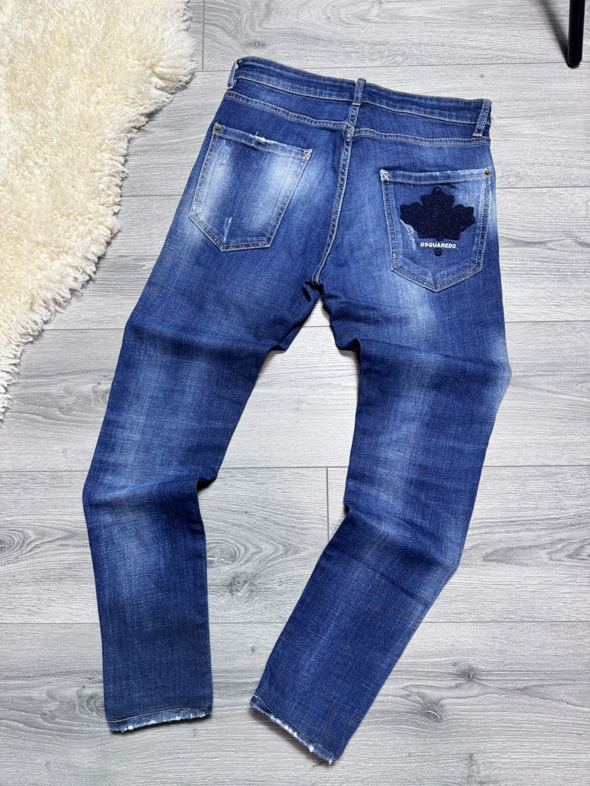 Designer × Dsquared2 × Streetwear Dsquared2 Distressed Skinny  