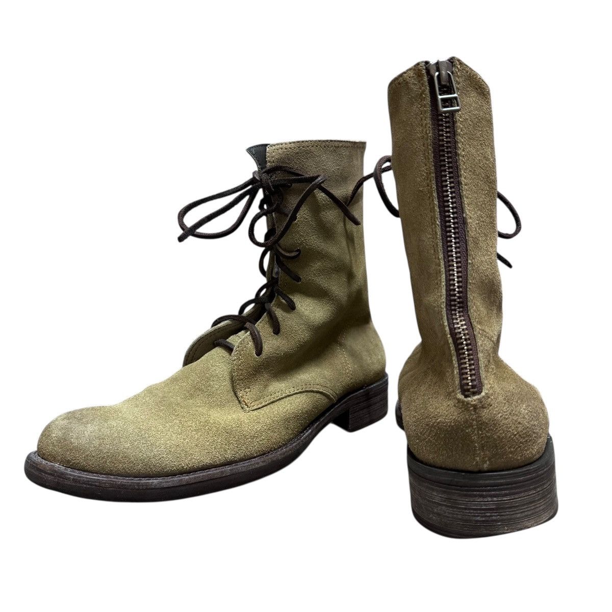 BUFFALO BOBS Buffalo Bobs Back Zip Suade Leather Boots Size US 10 / EU 43 - 1 Thumbnail