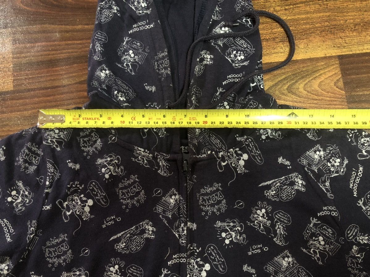 Disney × Mickey Mouse × Vintage Vintage Disney Full Print Hoodie Mickey Minnie Cartoon Size S / US 4 / IT 40 - 6 Thumbnail