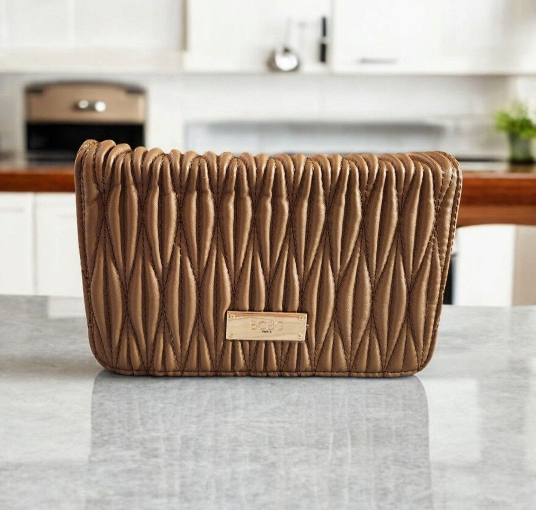 Bcbgmaxazria BCBG Quilted Crossbody Bag-Stone Size ONE SIZE - 2 Thumbnail