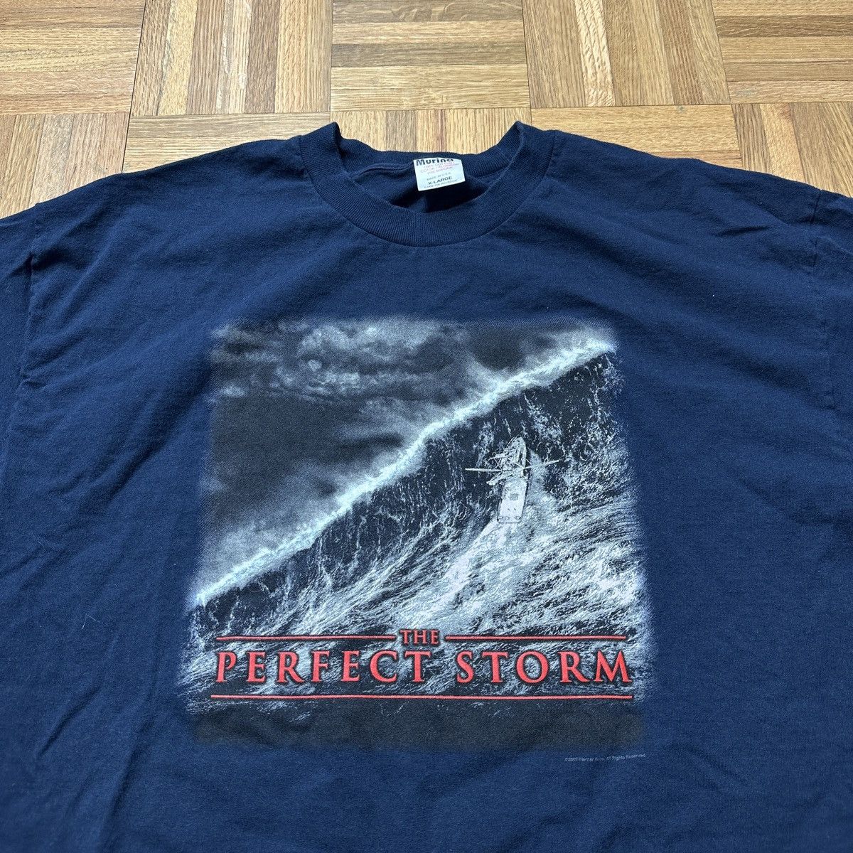 Warner Bros Vintage The Perfect Storm movie tee Size US XL / EU 56 / 4 - 3 Thumbnail