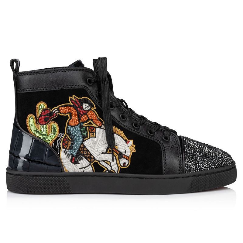 Christian Louboutin o1bcso1str0326 Sneakers in Black Size US 11.5 / EU 44-45 - 1 Thumbnail
