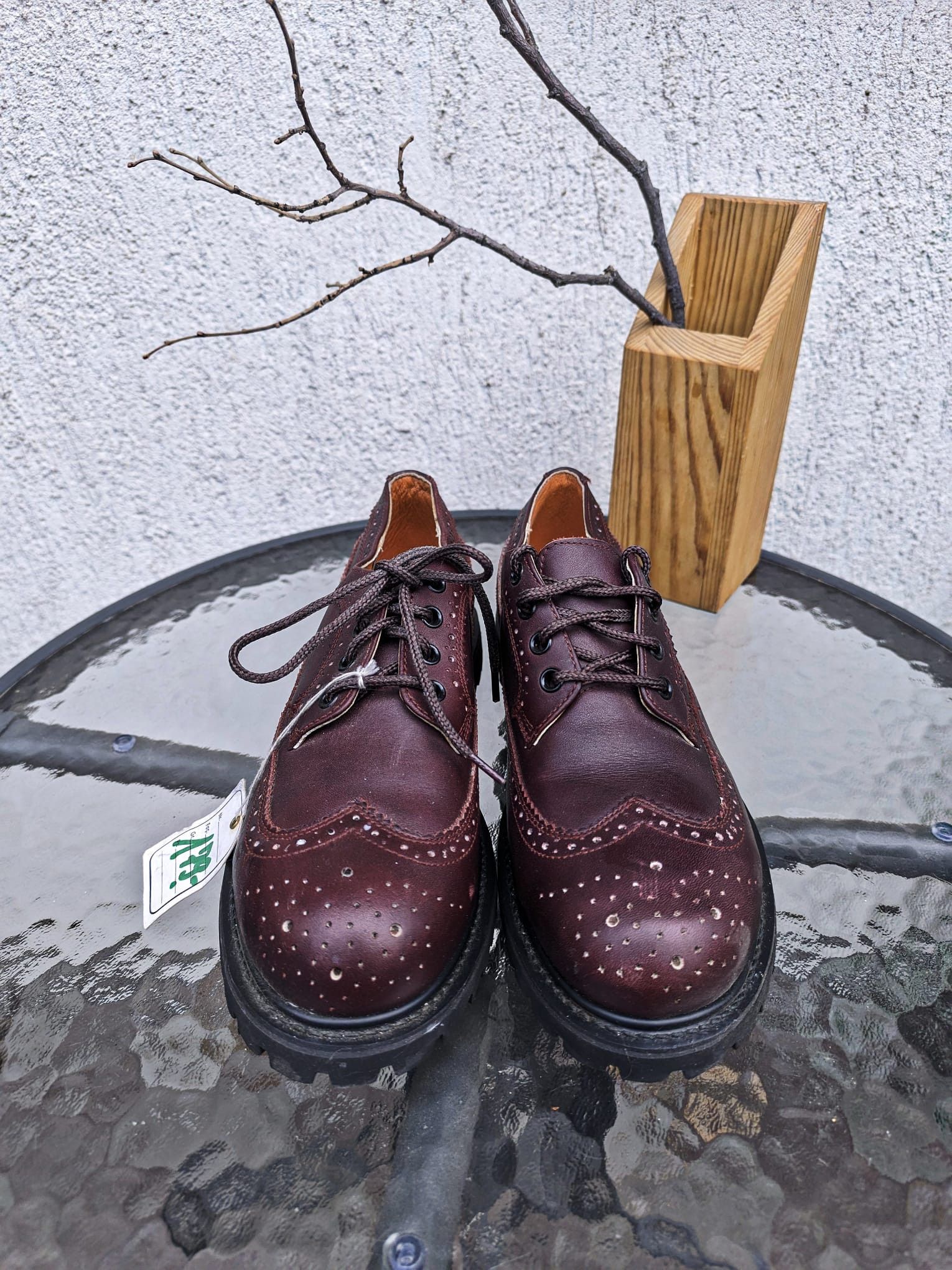 Hysteric Glamour × Seditionaries heavy punk steel cap brogue chunky leather derby shoes Size US 9.5 / EU 42-43 - 1 Thumbnail