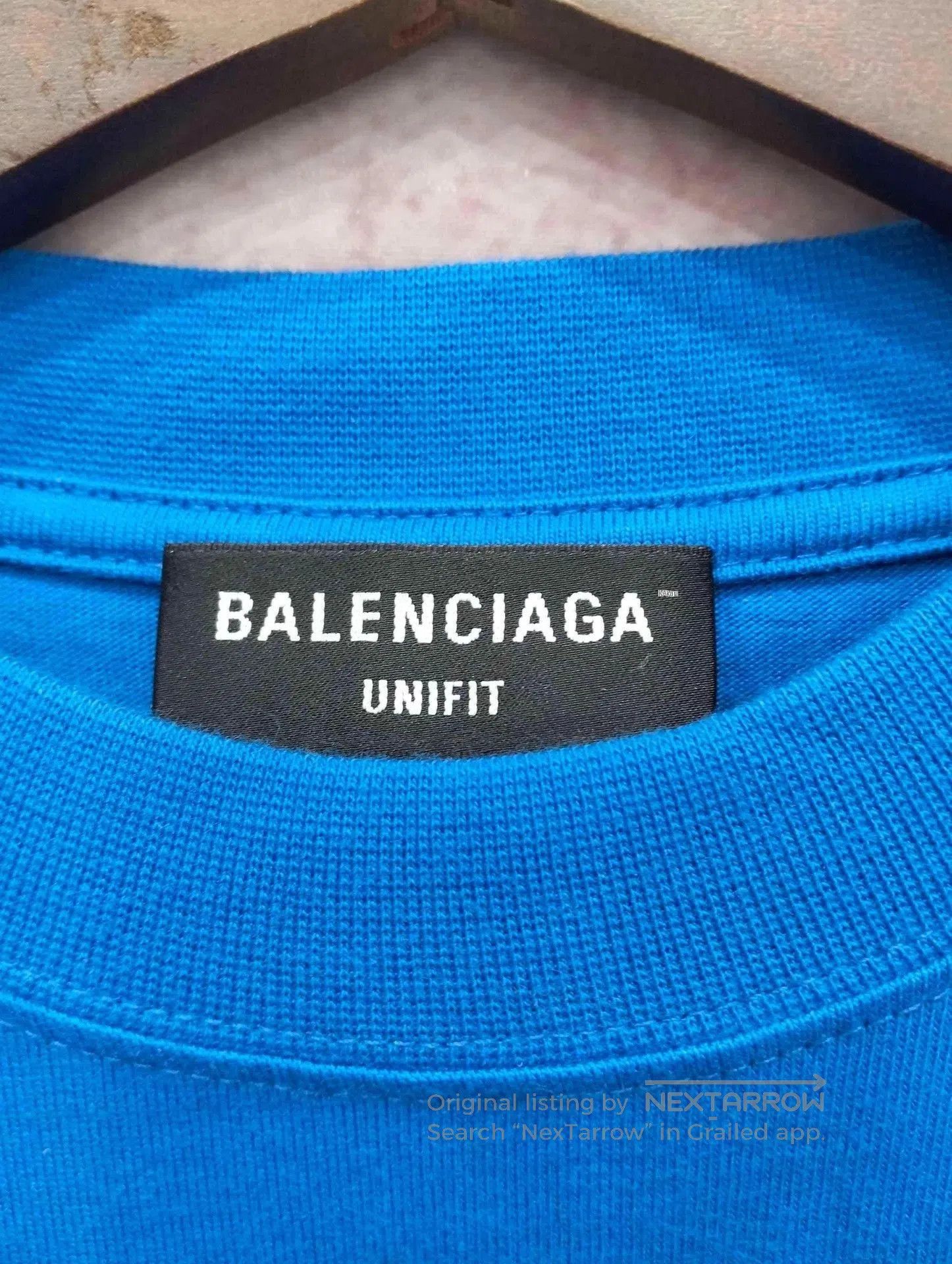 Balenciaga Blue Short Sleeve Graphic T. Size US M / EU 48-50 / 2 - 4 Thumbnail