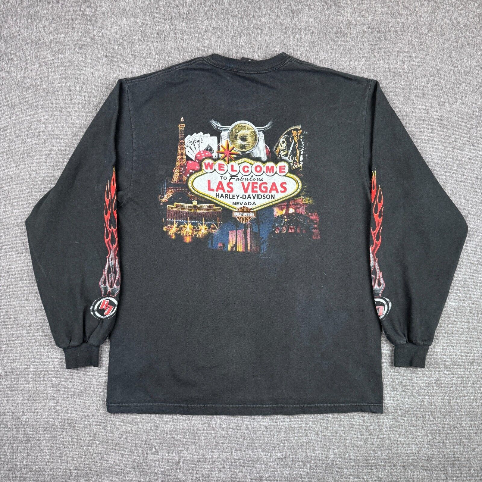 Harley Davidson Vintage Harley Davidson T-Shirt Men's Large Las Vegas Size US L / EU 52-54 / 3 - 5 Thumbnail