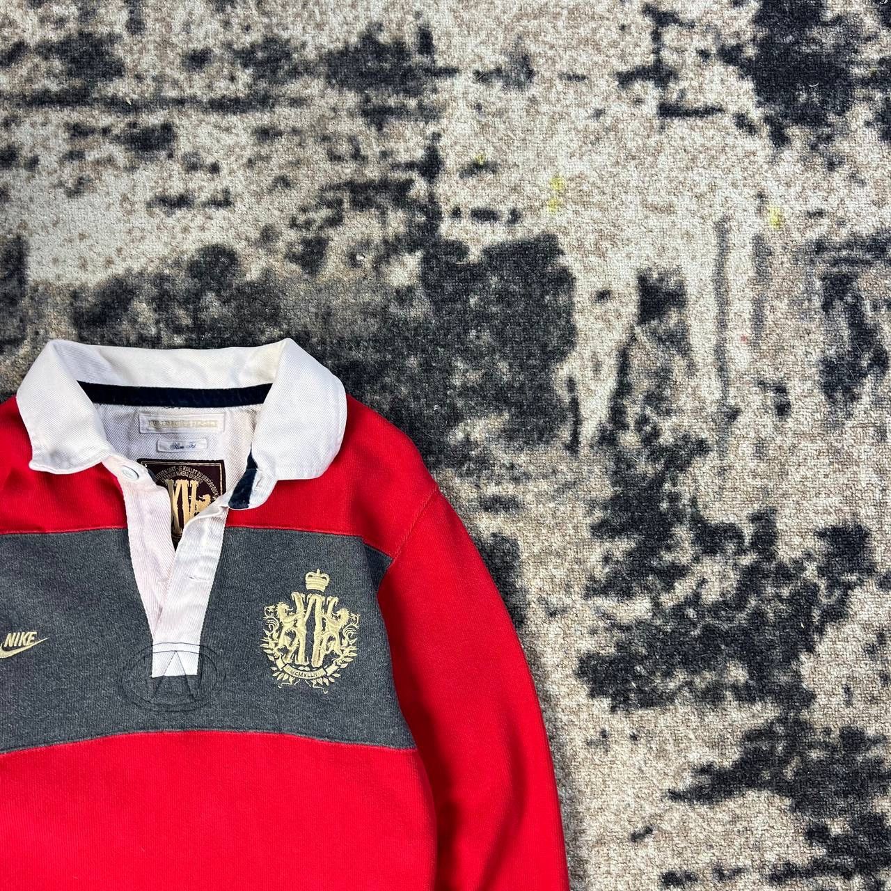 Nike Nike Big Logo Vintage Y2K Striped Rugby Long Sleeve Size US S / EU 44-46 / 1 - 3 Thumbnail