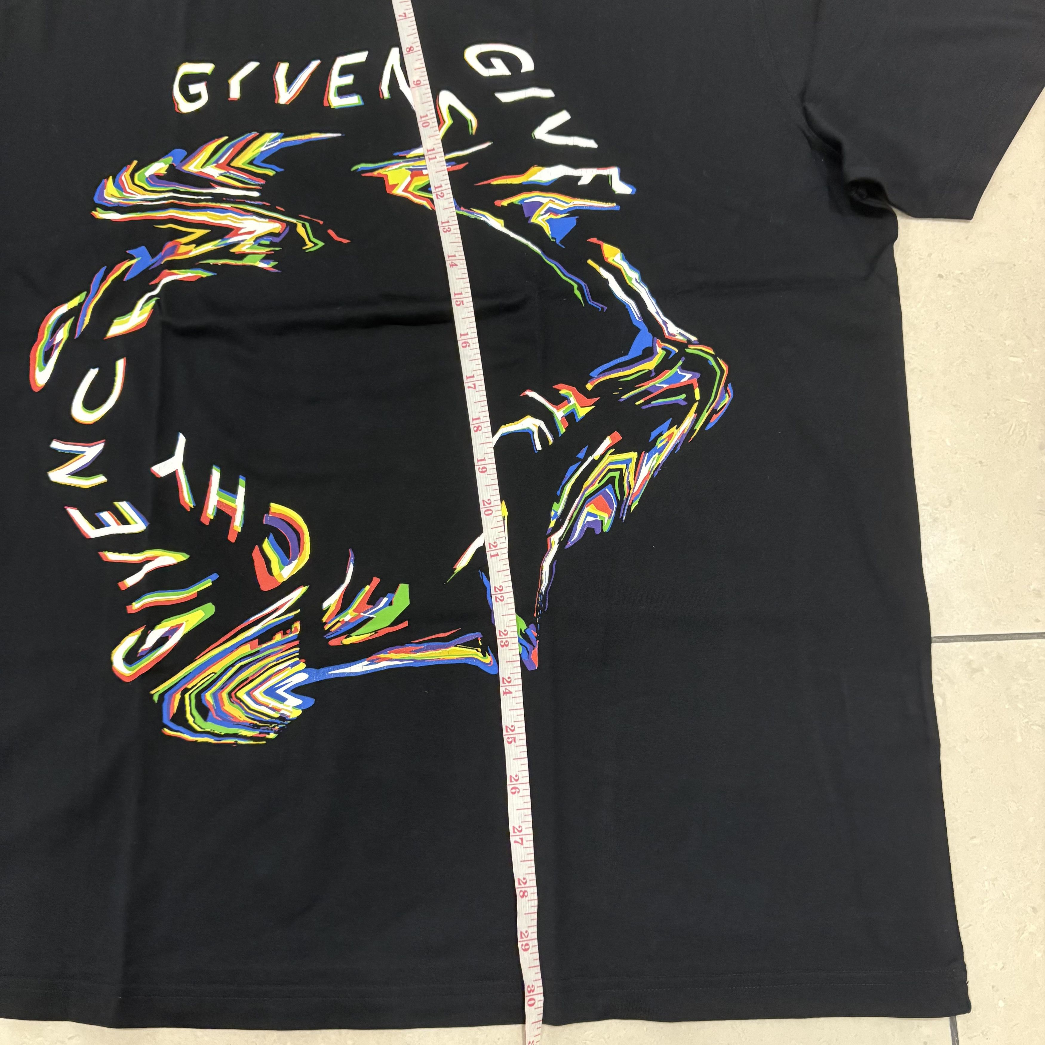 Givenchy Givenchy Paris Glitch Printed T-Shirt Size US XXL / EU 58 / 5 - 5 Thumbnail