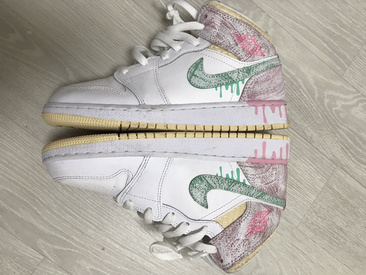 Nike Air Jordan 1 Mid Paint Drip