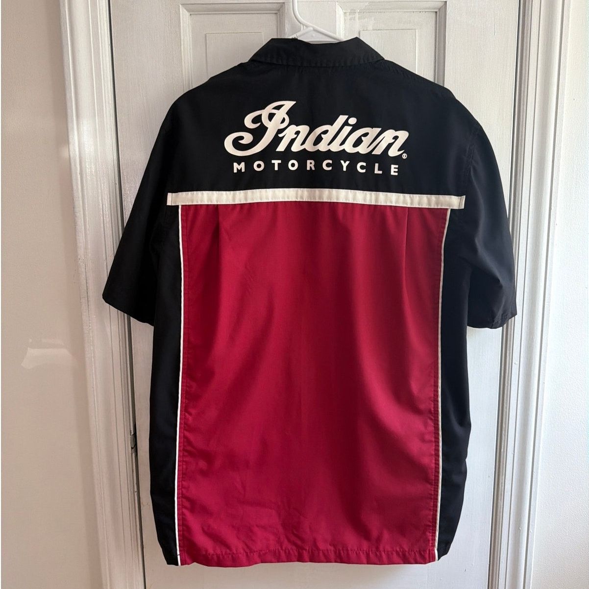 Indian Motorcycle Indian Motorcycle Men's Medium Black Red Brand Short Sleeve Size US M / EU 48-50 / 2 - 7 Thumbnail