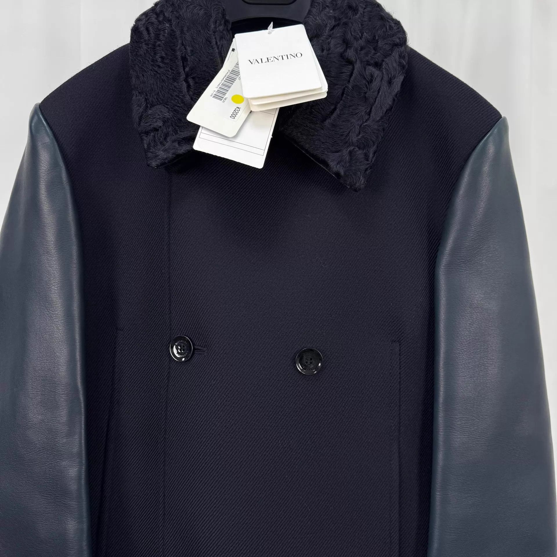 Valentino Valentino Wool Fur-Sleeve Coat Size 46 New Size US S / EU 44-46 / 1 - 3 Thumbnail
