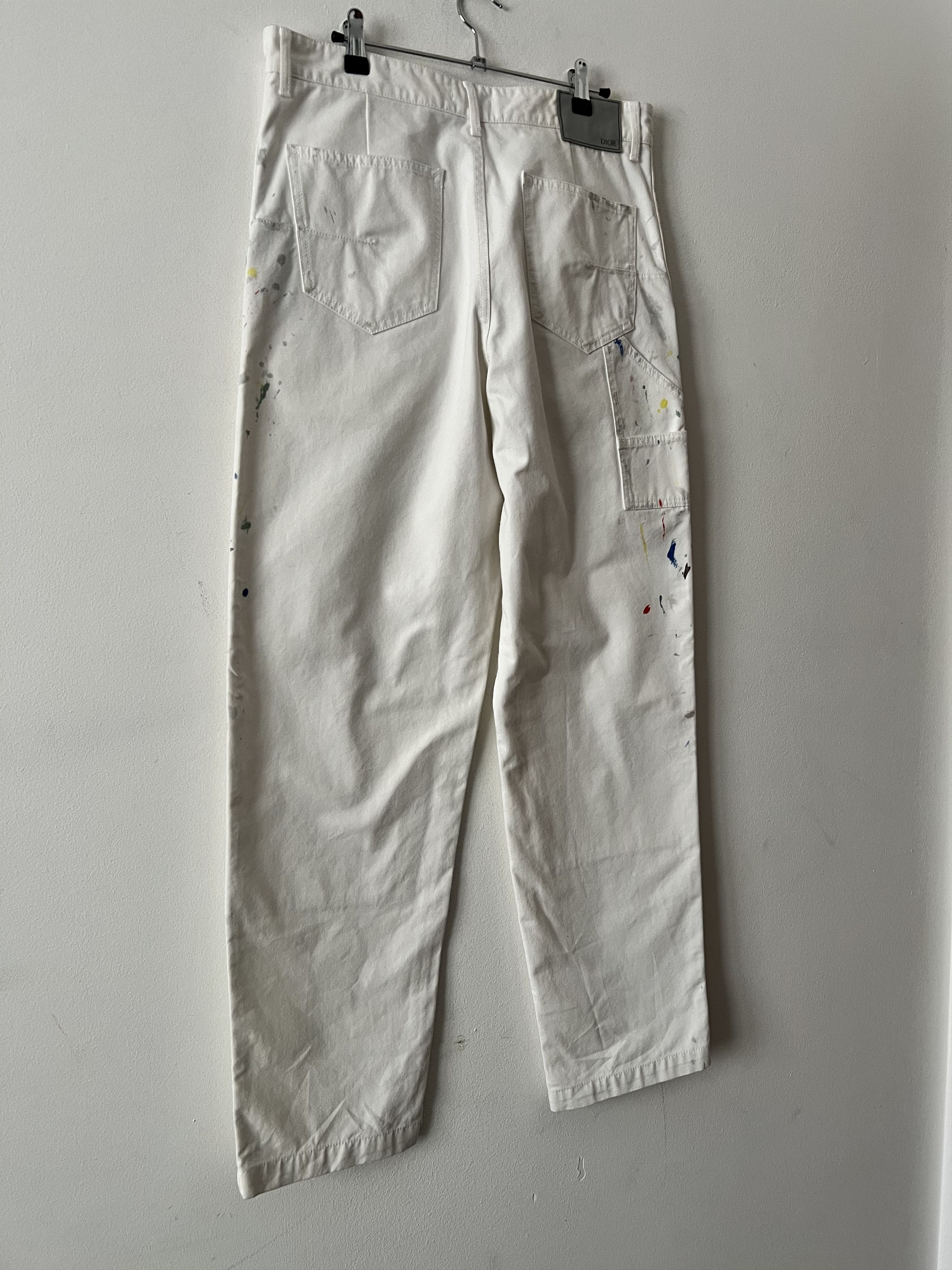Dior Dior Paint Splatter Carpenter Jeans Size US 31 - 7 Thumbnail