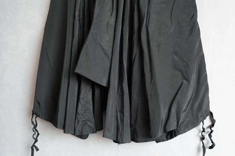 Yohji Yamamoto Yohji Yamamoto size 2 19SS blend glossy drawstring raven p Size US 28 / EU 44 - 7 Thumbnail