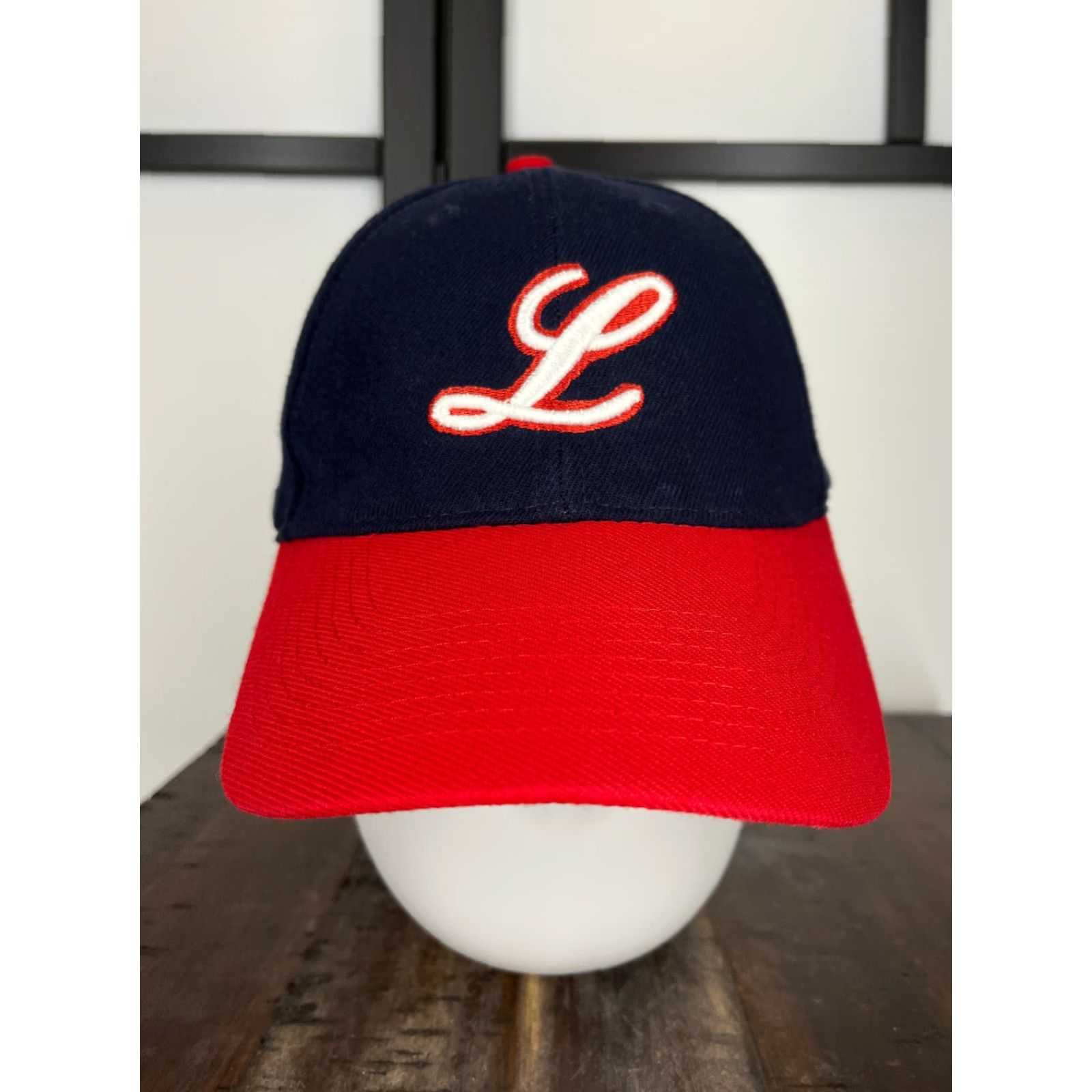 Vintage Lewis University Hat Cap Snap Back Adult One Size Red Blue Embroider Wool Blend Size ONE SIZE - 2 Thumbnail